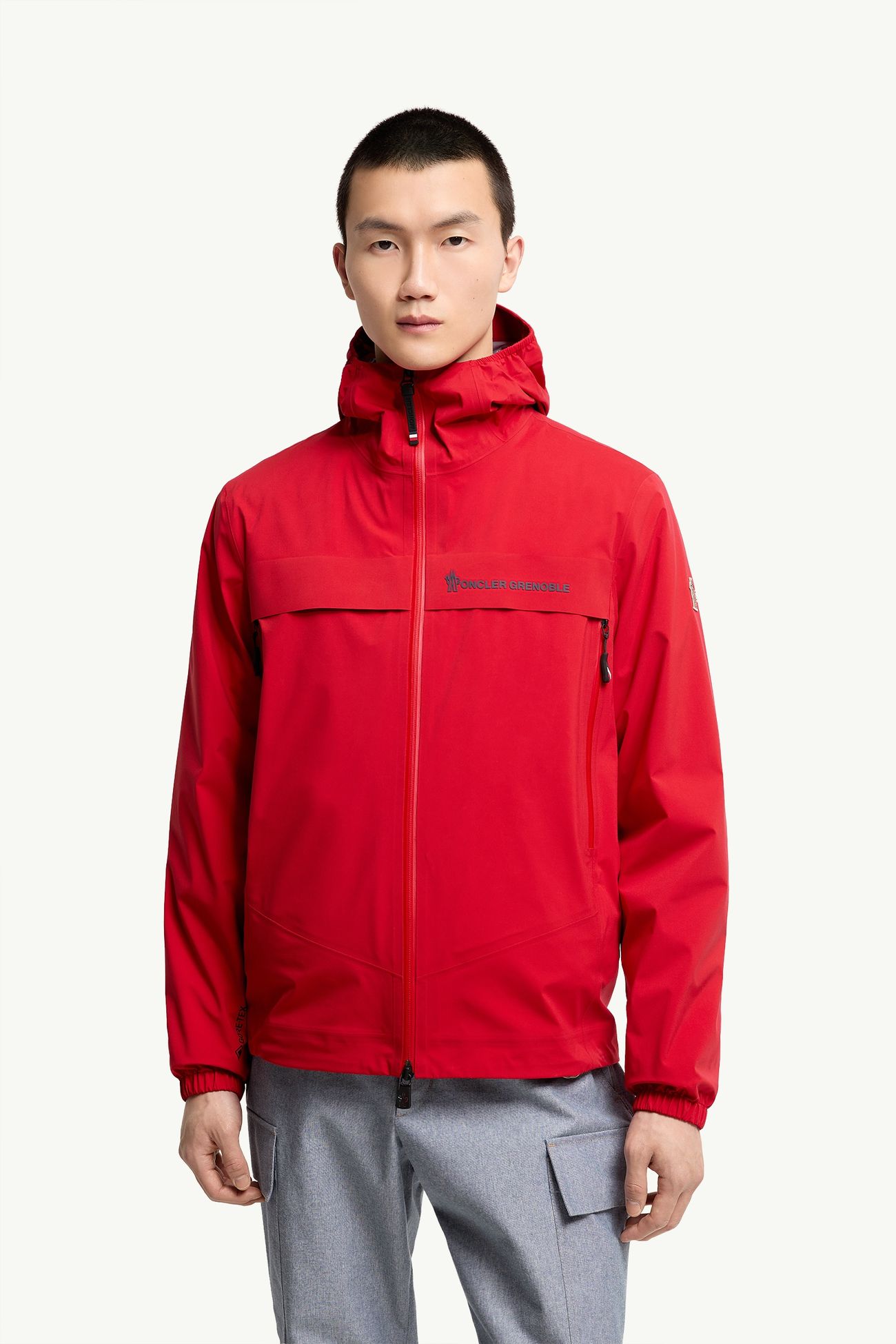 Veste imperméable à capuche repliable GORE-TEX® Shipton Hommes Rouge Moncler 3