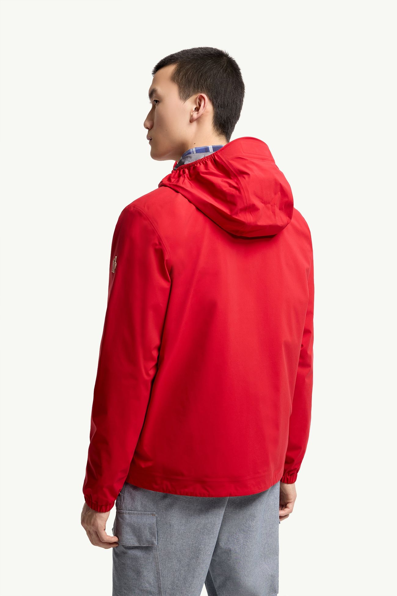 Chaqueta shell plegable de GORE-TEX® con capucha Shipton Hombre Rojo Moncler 4