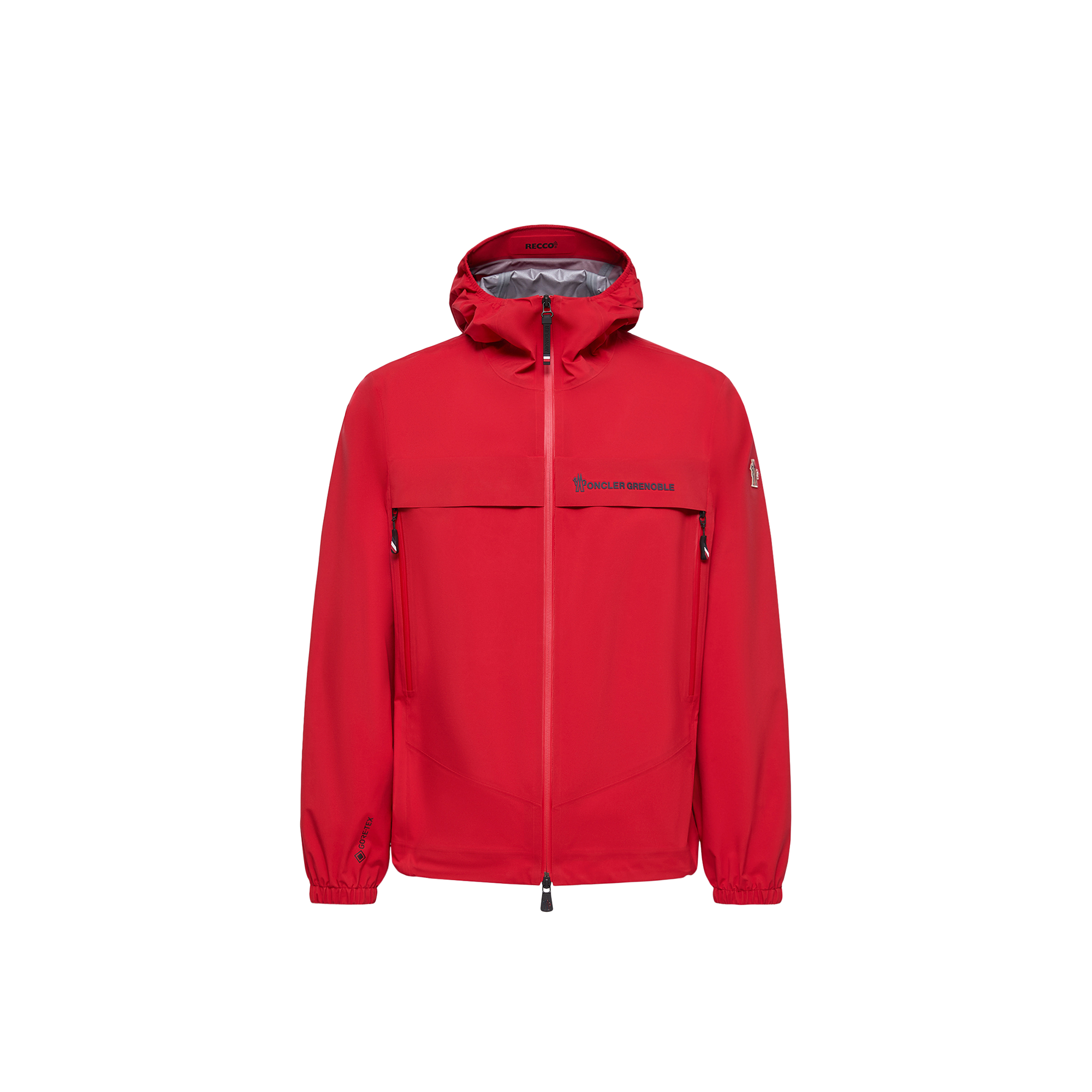 Grenoble    Shipton Hooded Packable Gore-Tex Shell Jacket for Men in Red, Size: 40