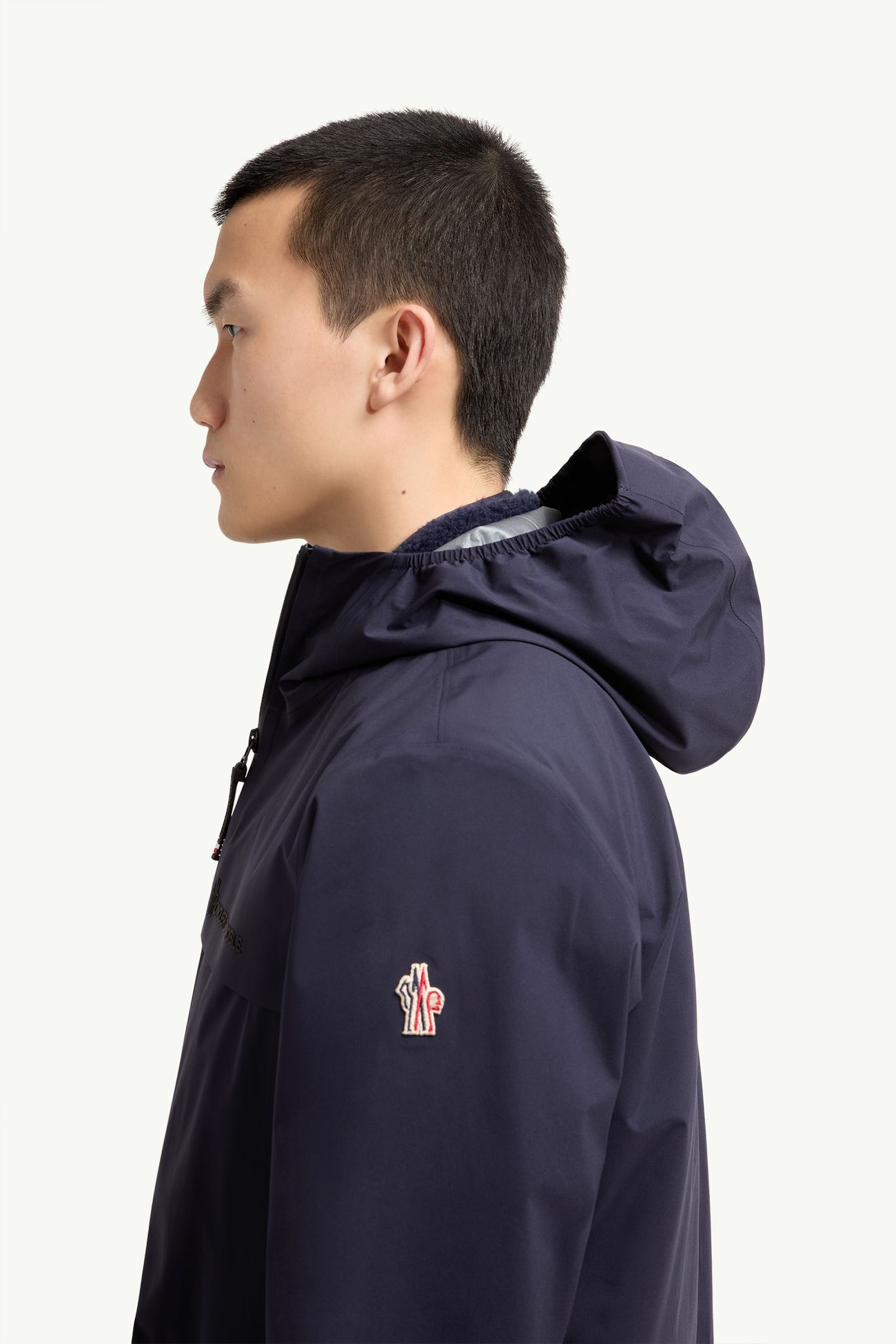 Shipton男士连帽可折叠防护夹克外套 男士 海军蓝色 Moncler 1
