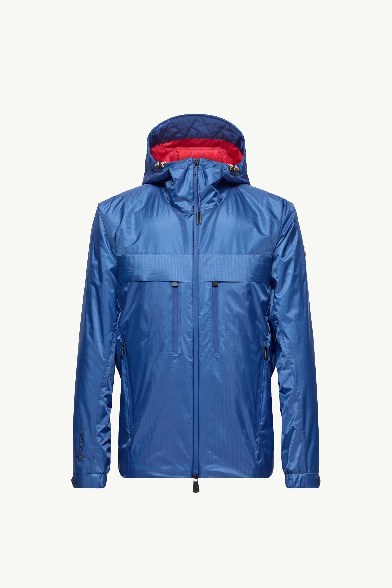 Thurn Windstopper® Hooded Windbreaker Men Royal Blue Moncler, 1 of 0