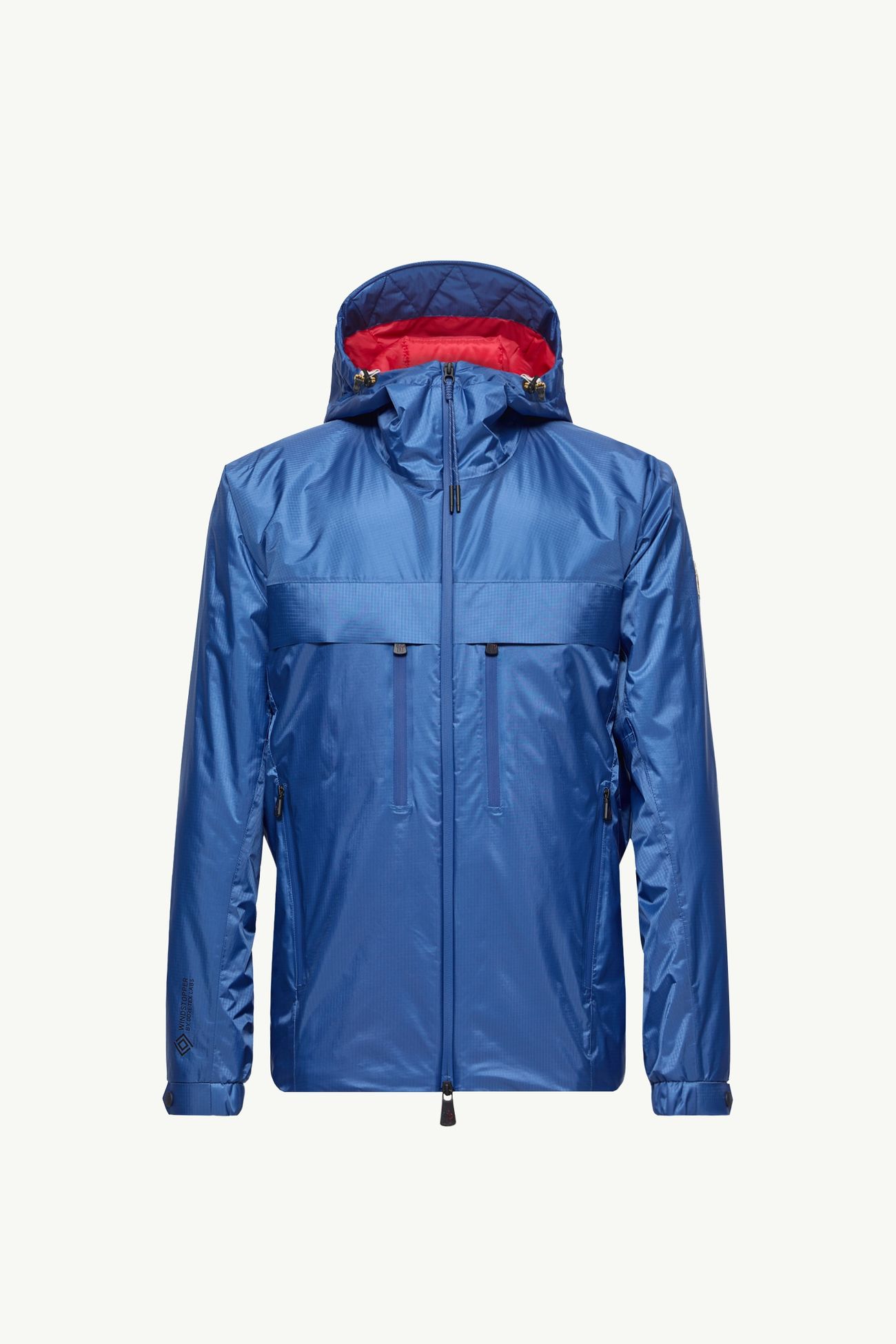 Thurn Windstopper® Hooded Windbreaker Men Royal Blue Moncler 2