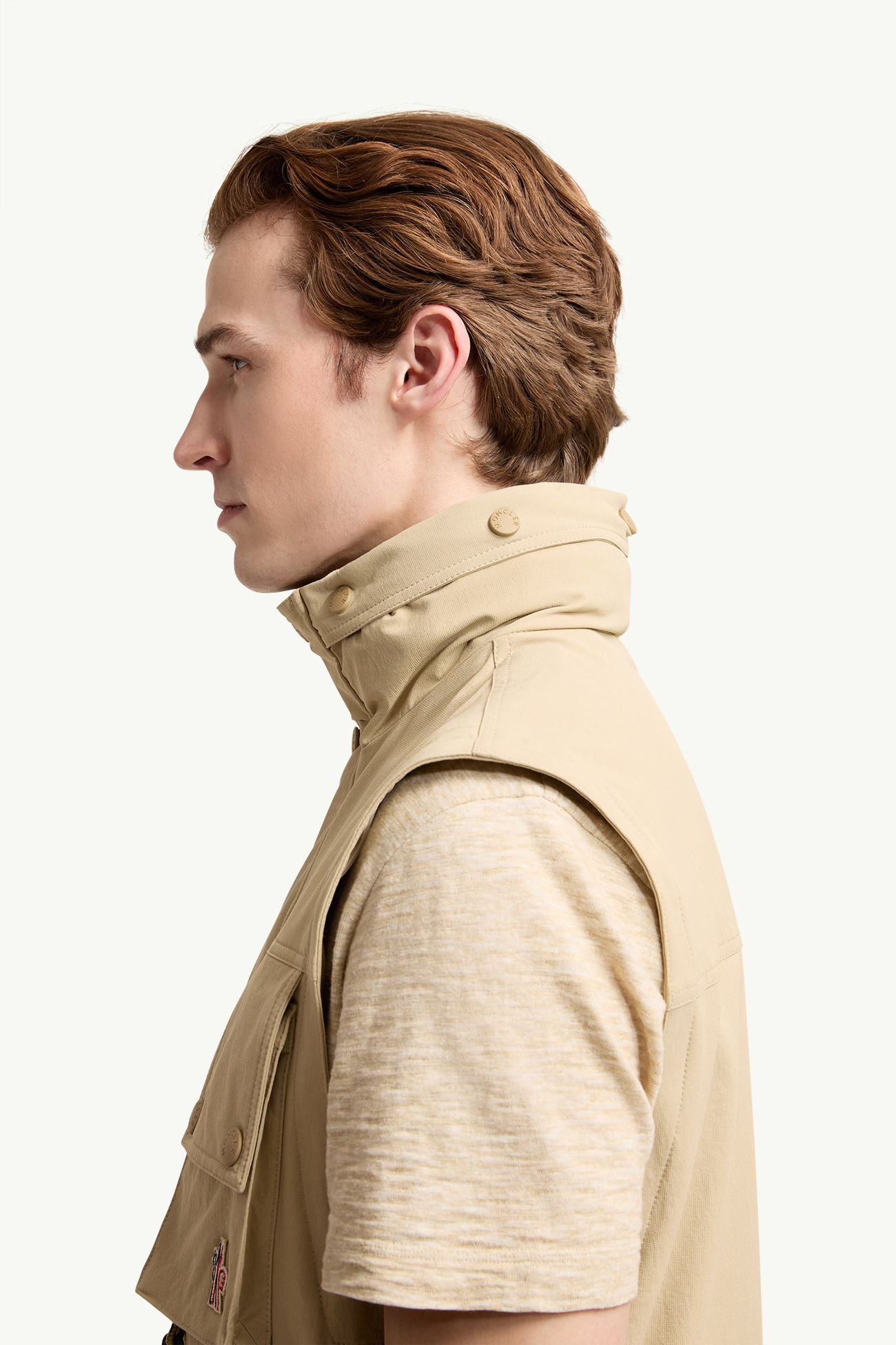 Lione男士连帽二合一户外夹克外套 男士 米色 Moncler 1