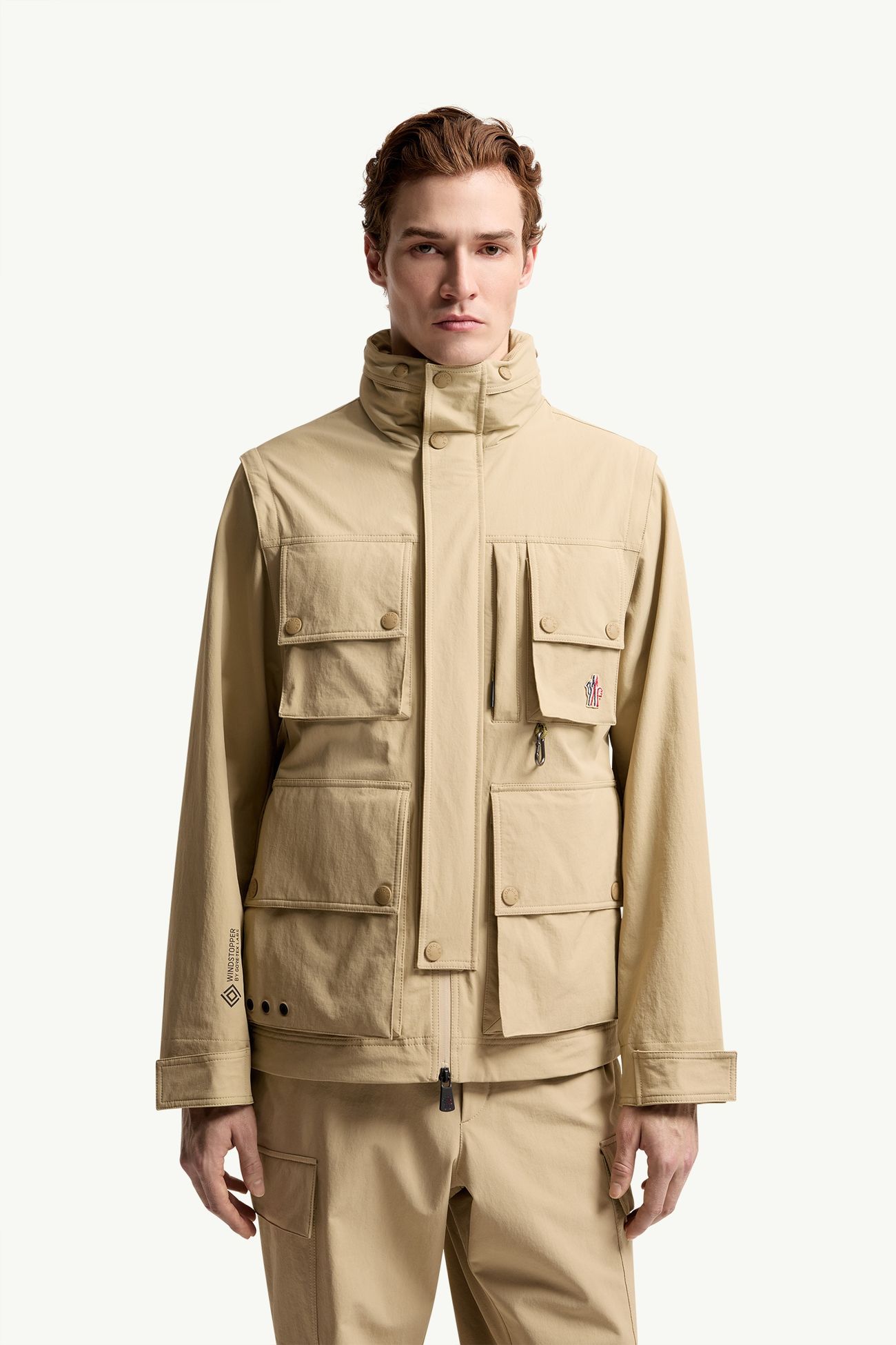 Lione Hooded 2-in-1 Field Jacket Men Beige Moncler 3