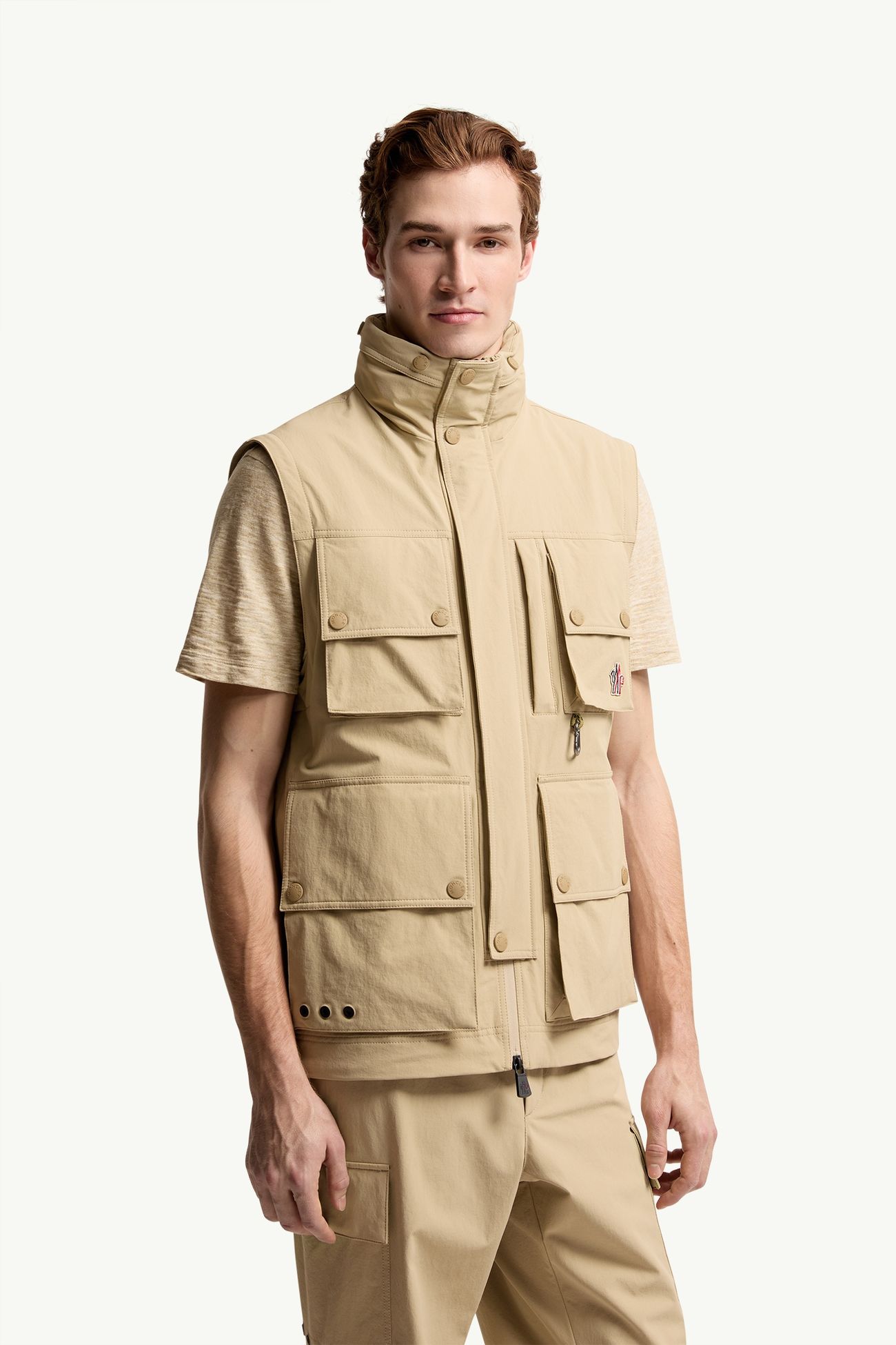 Lione 후드 2-in-1 필드 재킷 남성 베이지 Moncler 5