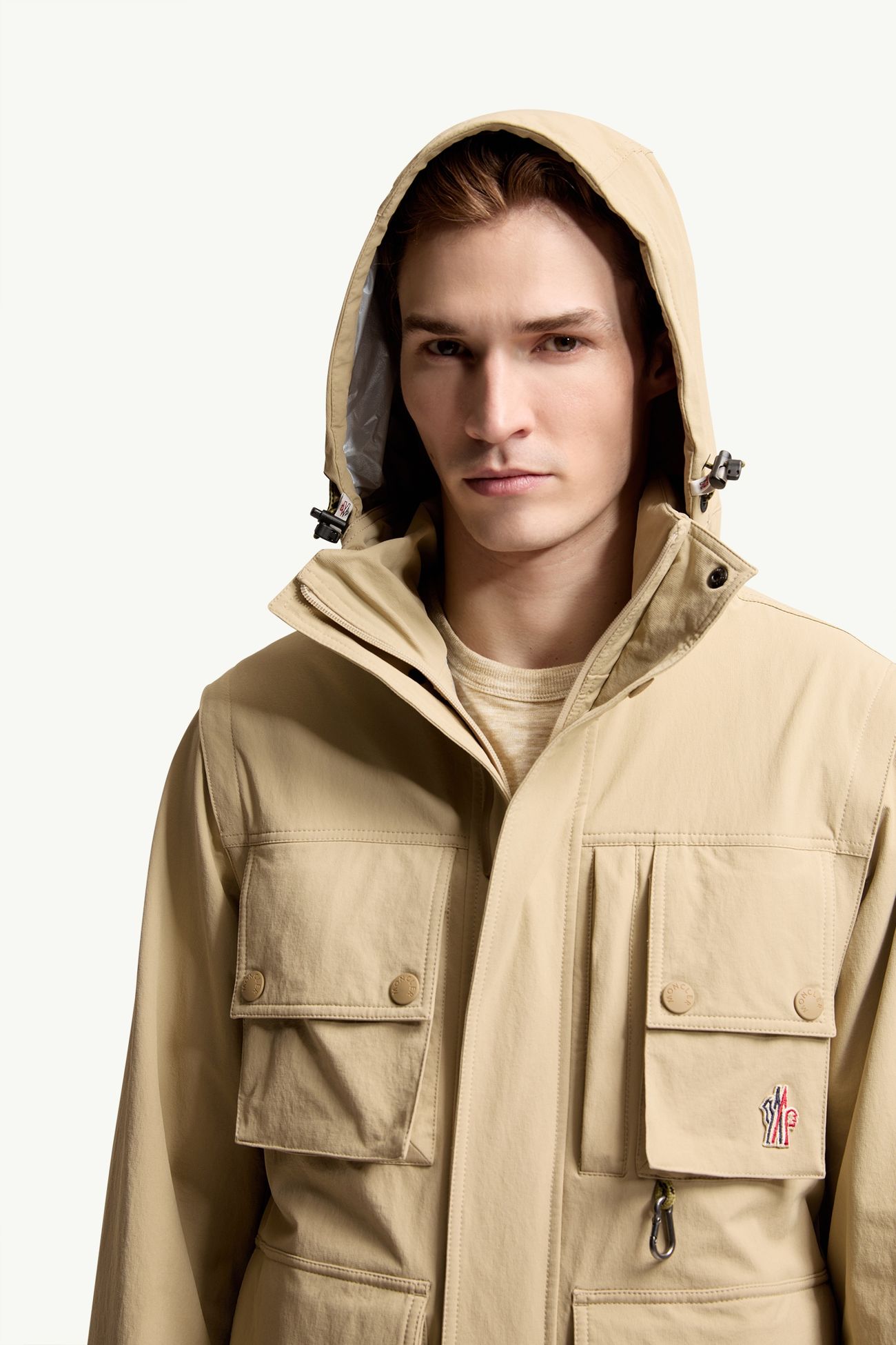 Lione連帽二合一軍裝外套 男士 米色 Moncler 7