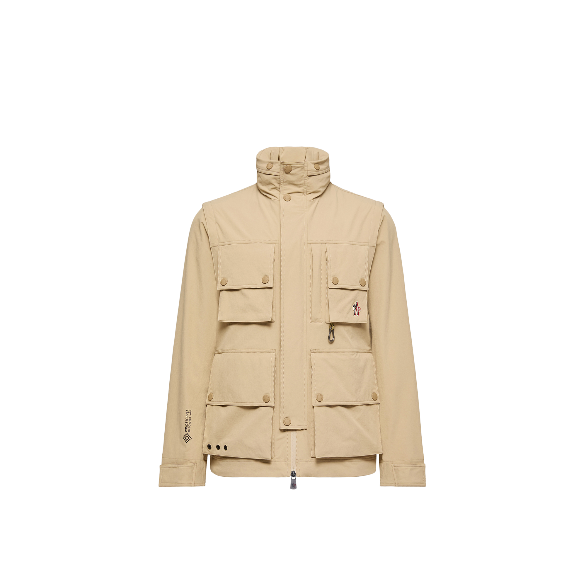 Grenoble    Lione Hooded 2-In-1 Field Jacket for Men in Beige, Size: 42