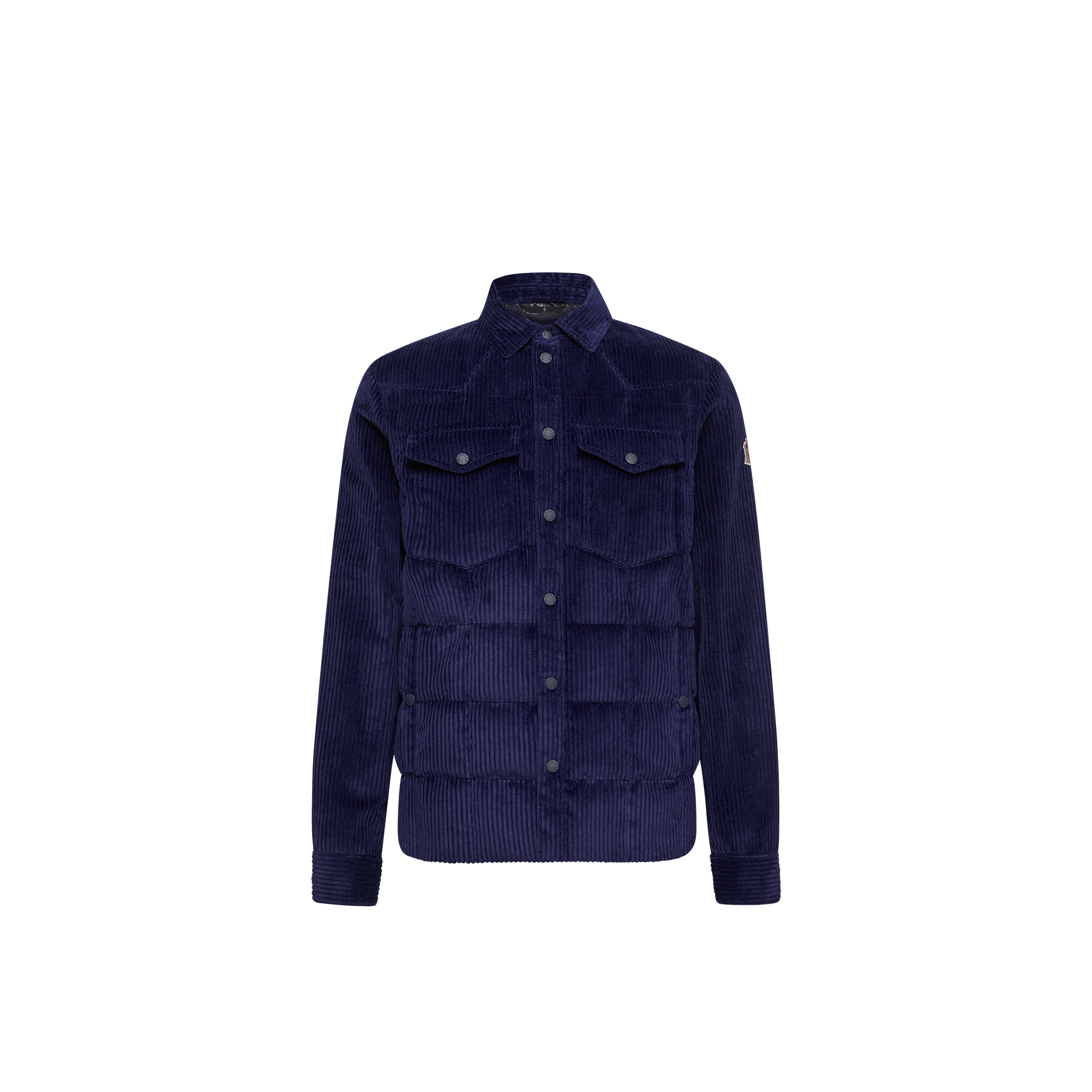Grenoble    Gelt Corduroy Down Shirt Jacket for Men in Blue, Size: 40
