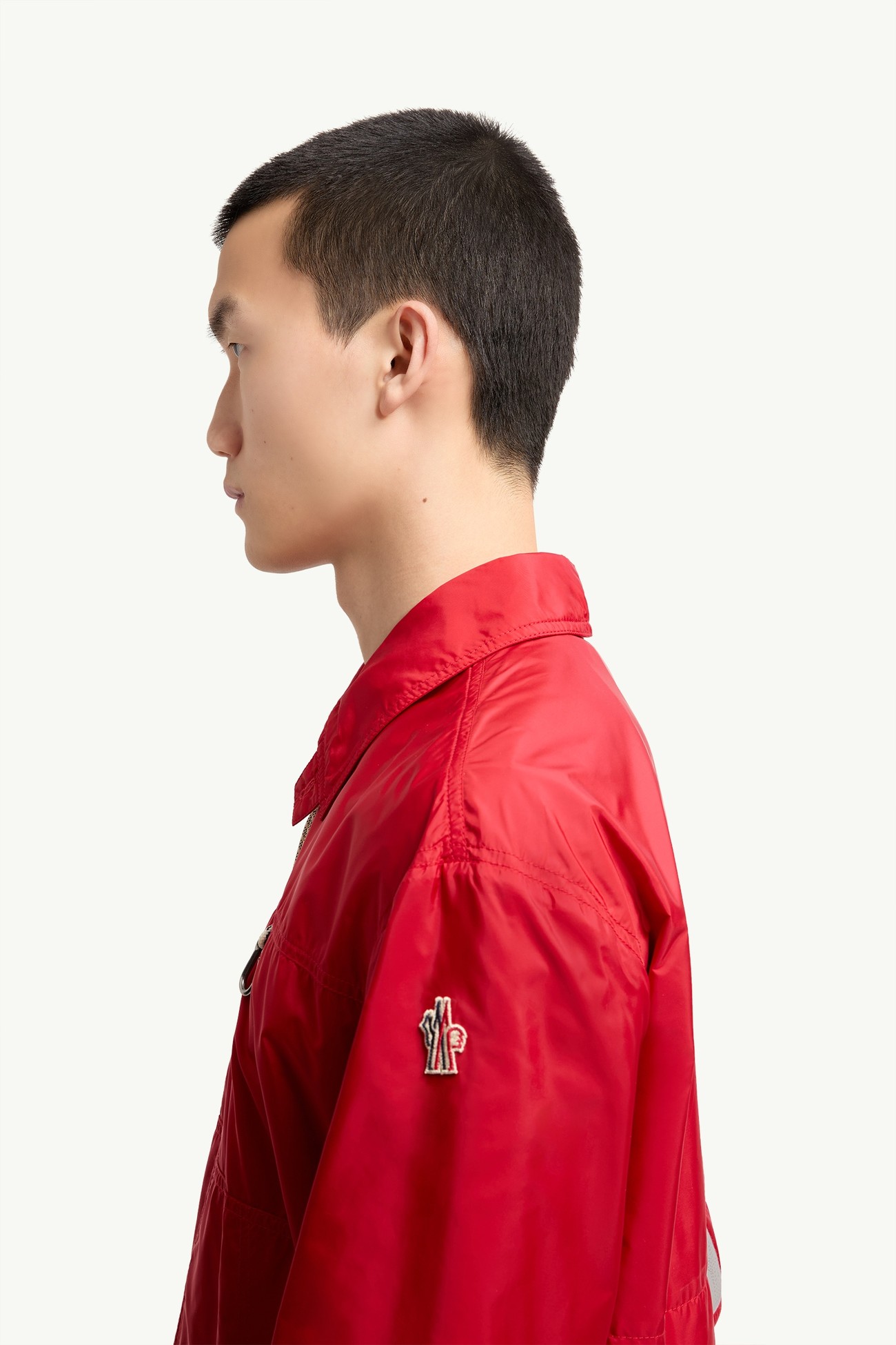 Brive男士可折叠衬衫式夹克外套 男士 红色 Moncler 1