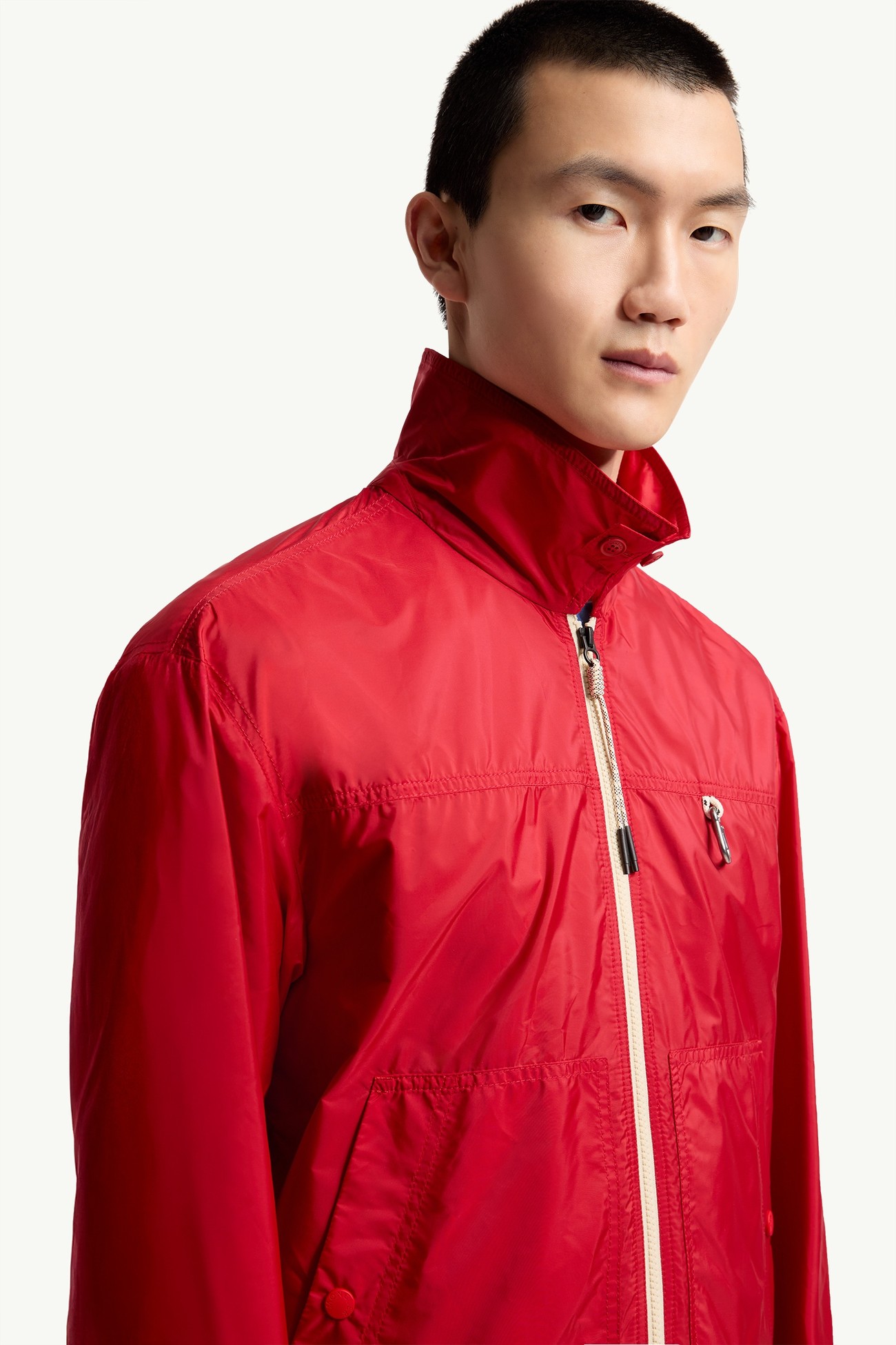 Brive男士可折叠衬衫式夹克外套 男士 红色 Moncler 5