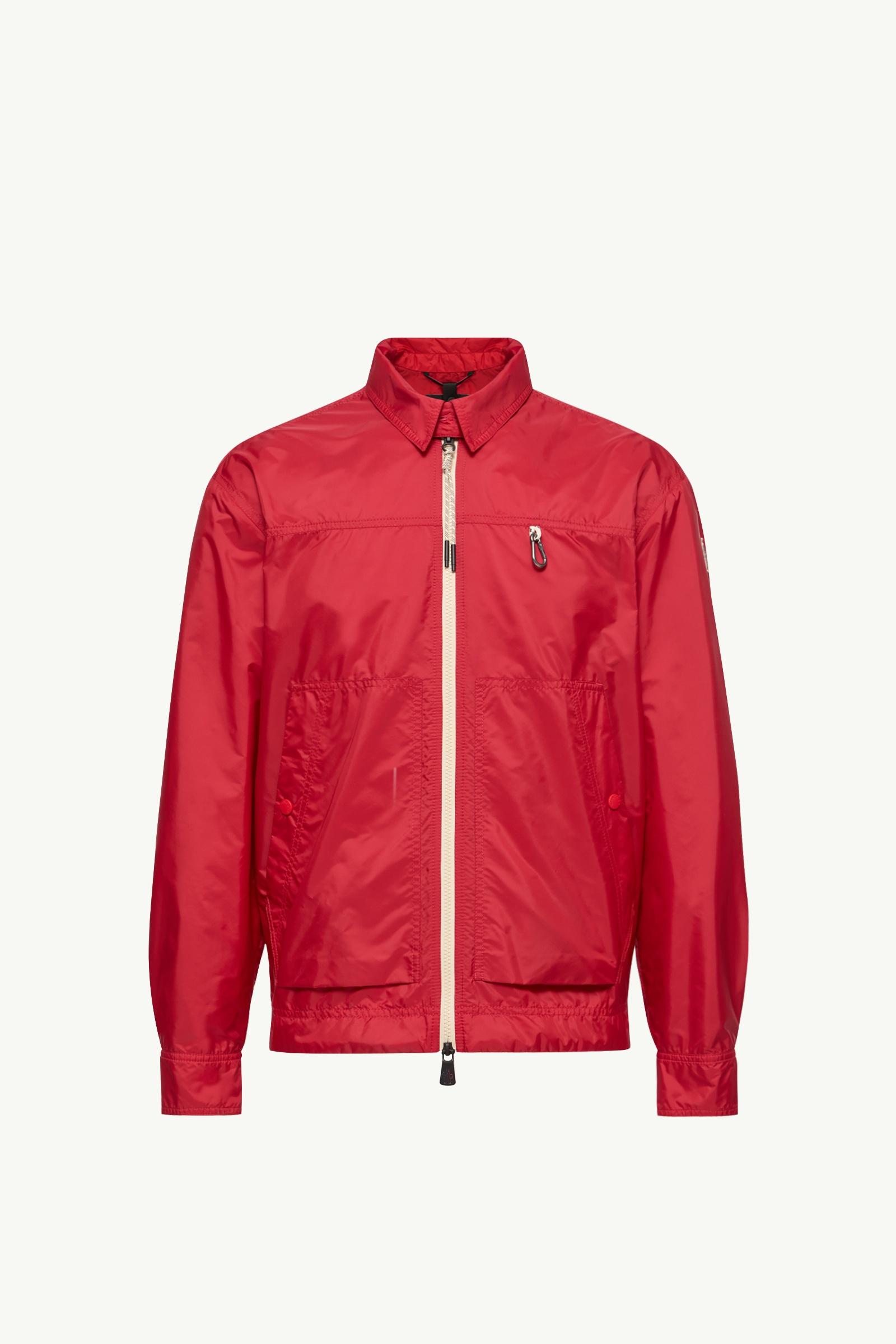 Brive Packable Shirt Jacket Men Red Moncler
