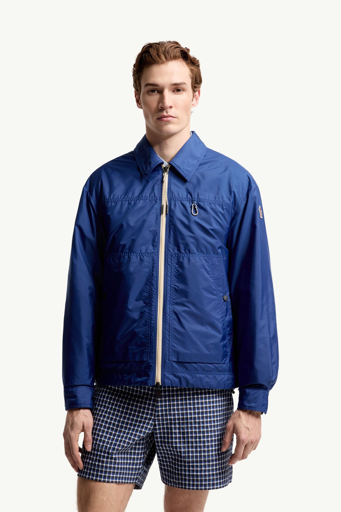 Brive verstaubare Hemdjacke Herren Kobaltblau Moncler 3