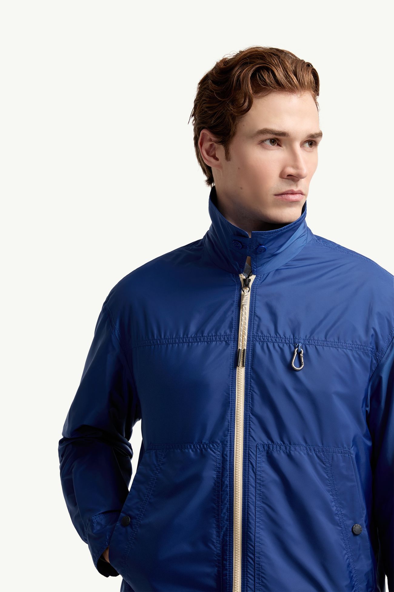 Brive verstaubare Hemdjacke Herren Kobaltblau Moncler 5