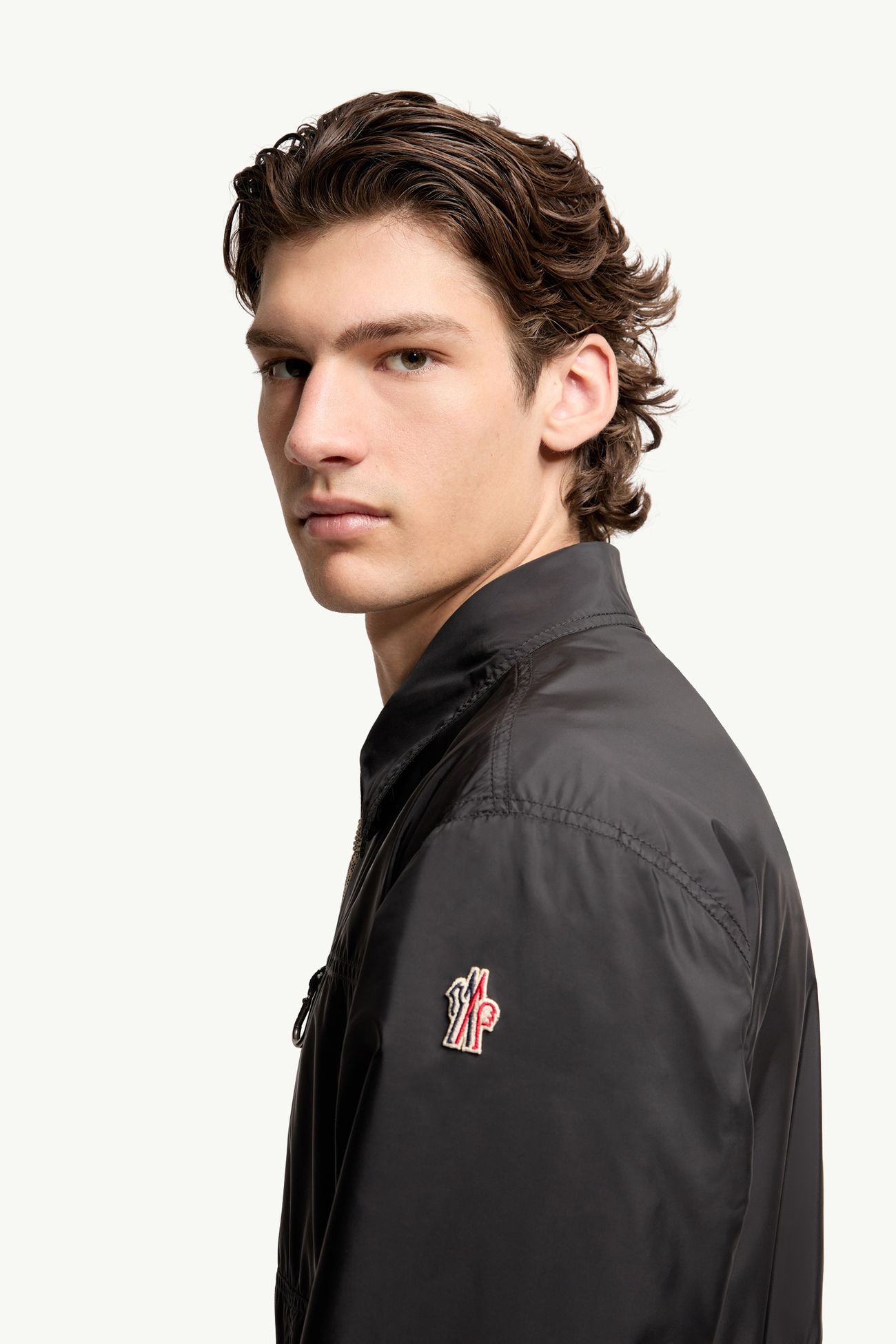 Chaqueta camisera plegable Brive Hombre Negro Moncler 1