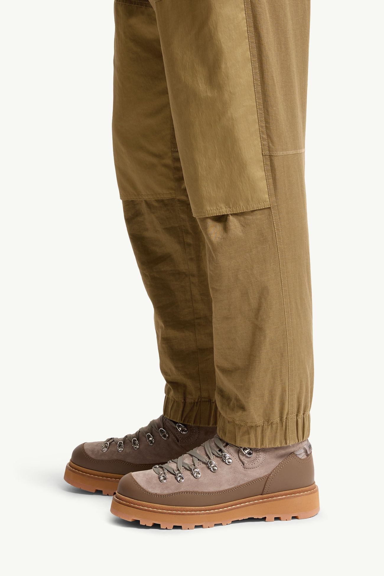 Jogginghose aus Leinen Herren Hellbraun Moncler 1