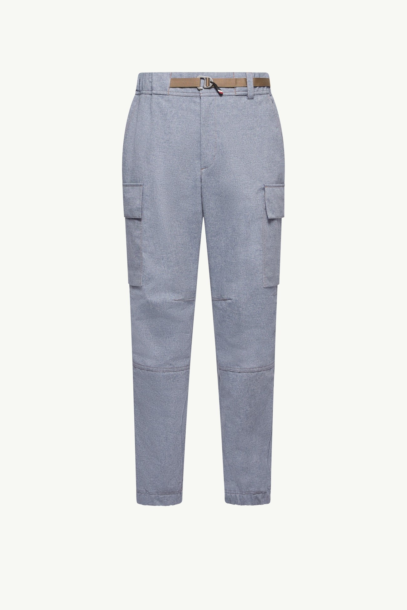 Chambray Jogging Trousers Men Light Blue Moncler 2