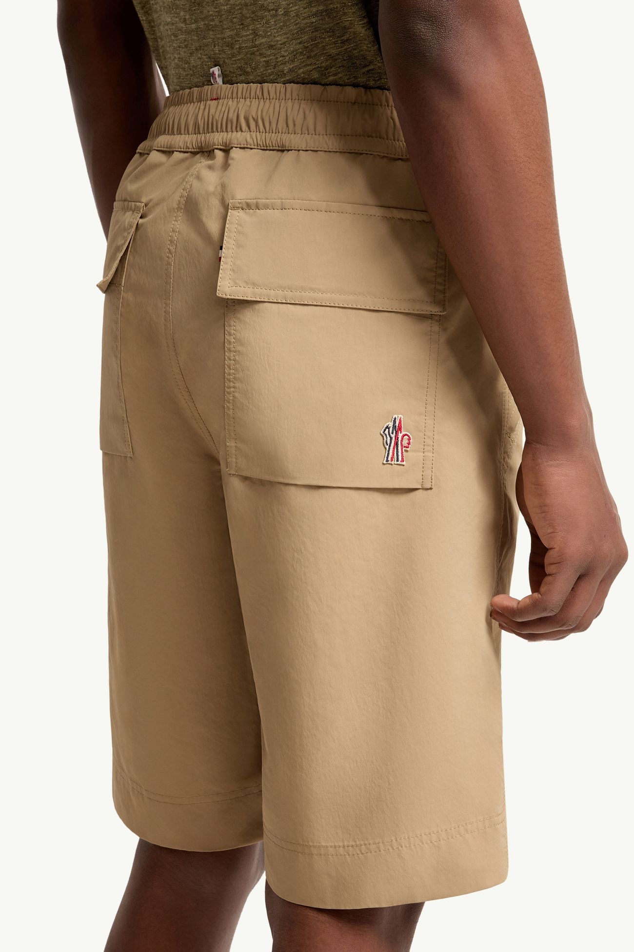 Short en froissé technique Hommes Beige Moncler 5