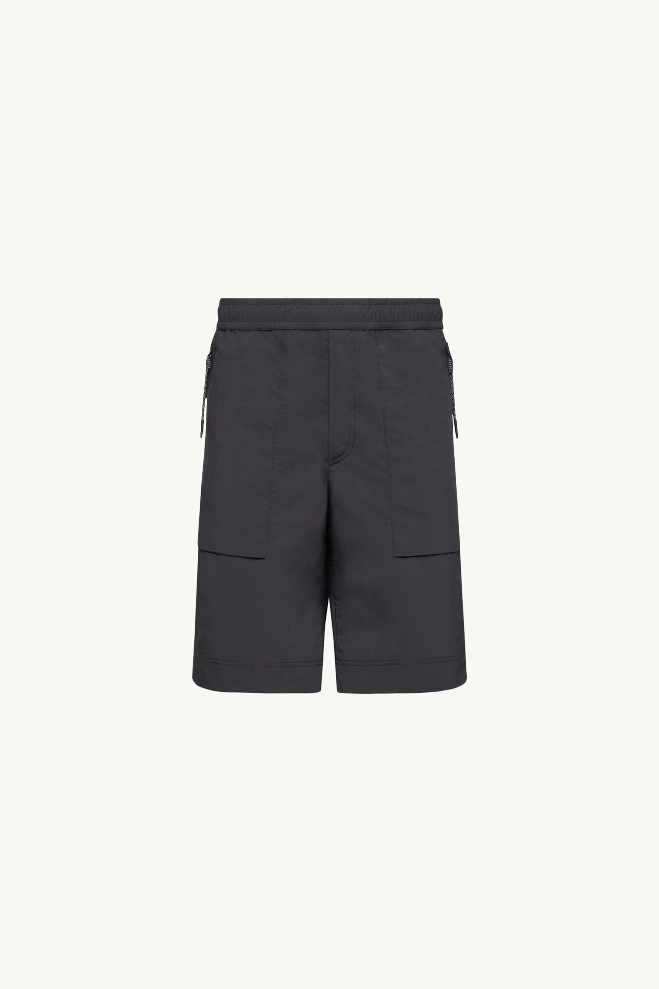 Shorts de froissé técnico Hombre Negro Moncler 2
