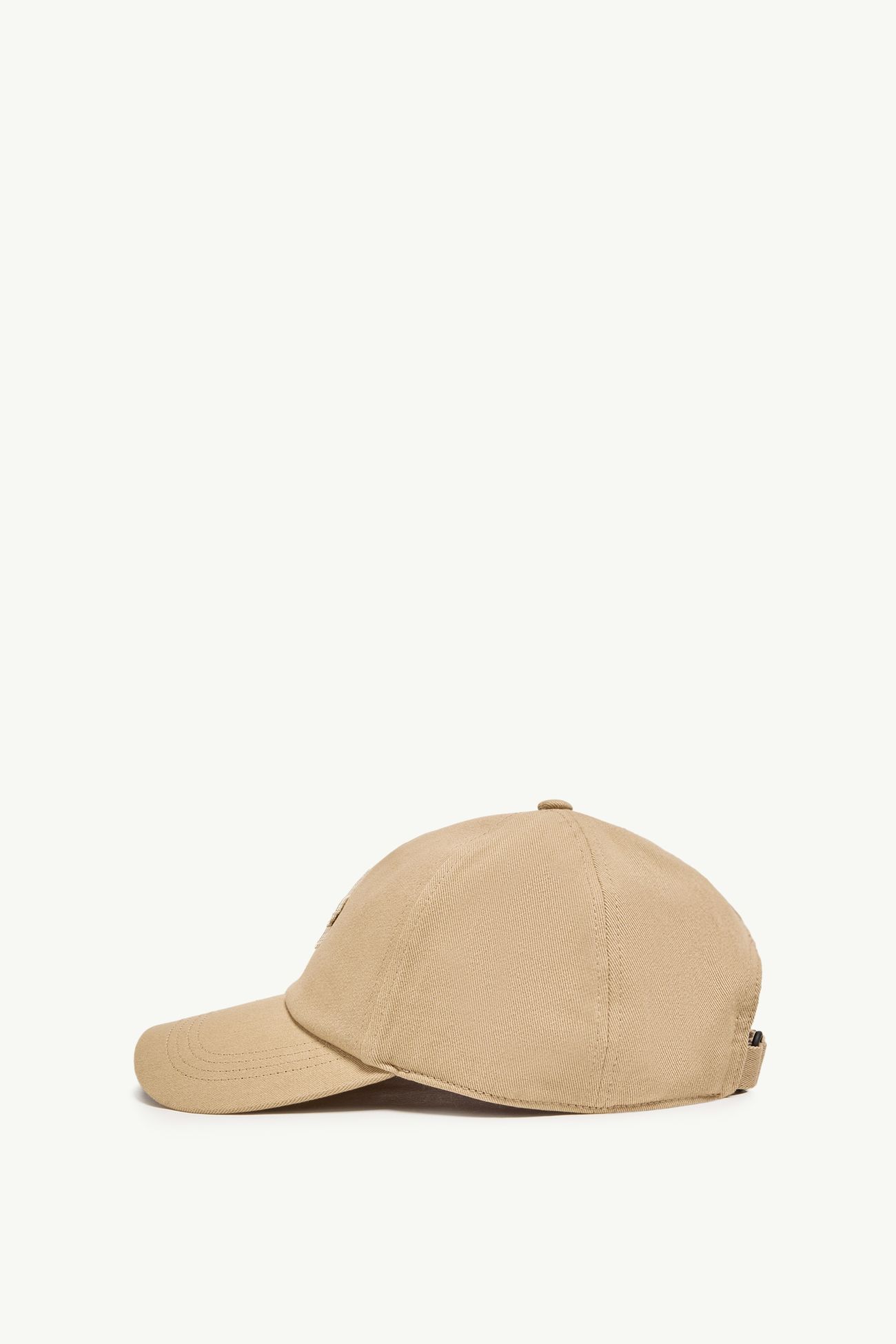 Gorra de béisbol de algodón con logotipo Hombre Beige Moncler 2