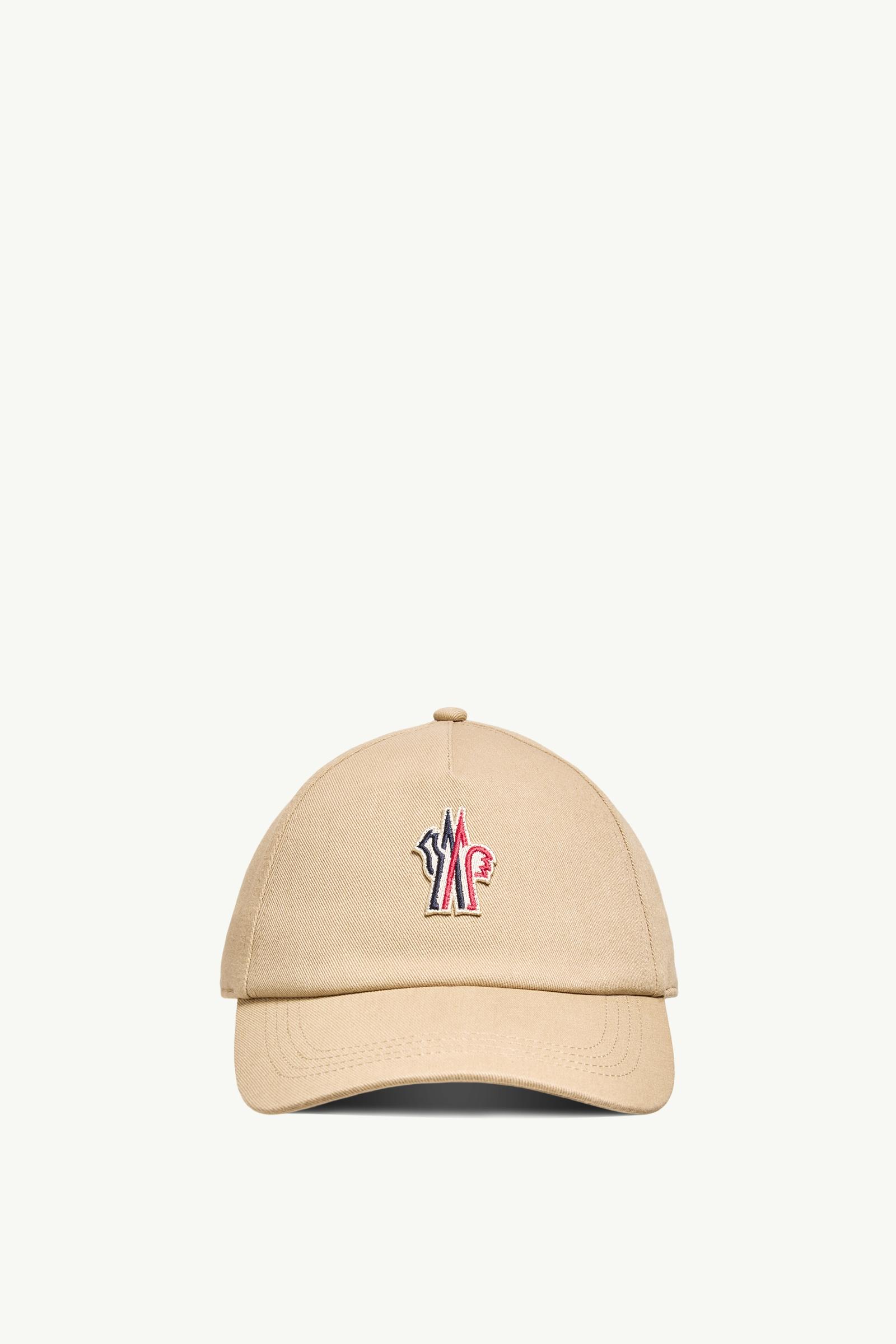 Logo Cotton Baseball Cap Men Beige Moncler, 1 of 0