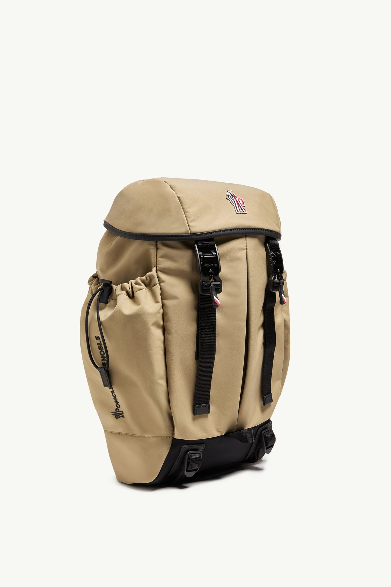 Zaino con finiture in pelle Uomo Beige Moncler 2