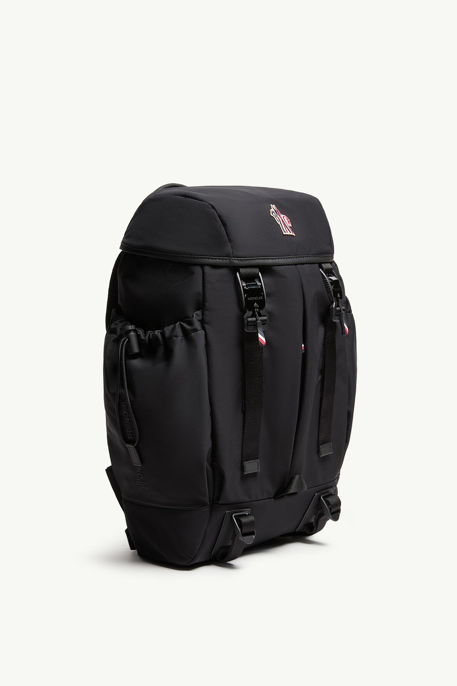 Black Leather-trimmed backpack - Bags & Small Accessories for Men