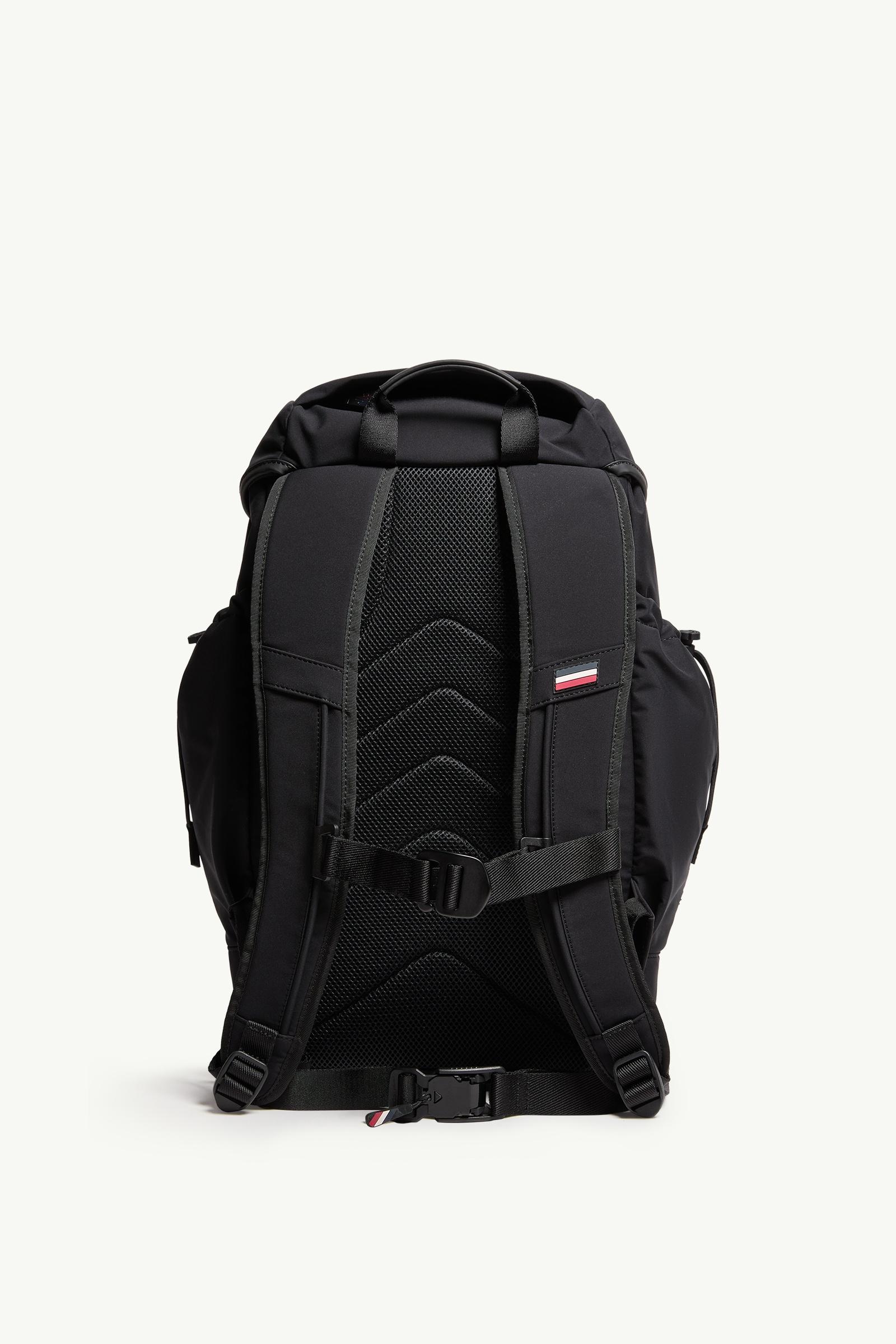 Black Leather-trimmed backpack - Bags & Small Accessories for Men