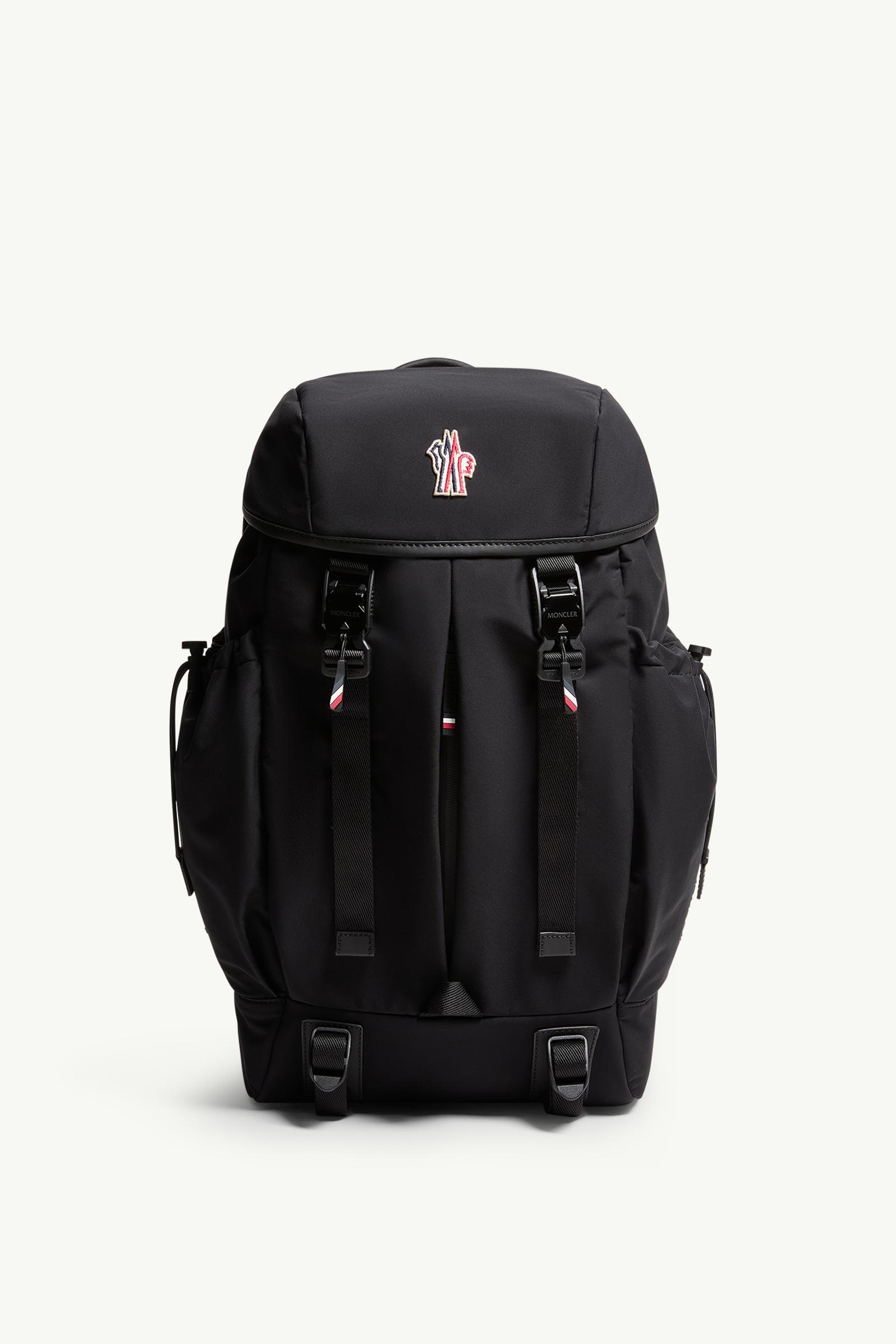 Black Leather-trimmed backpack - Bags & Small Accessories for Men