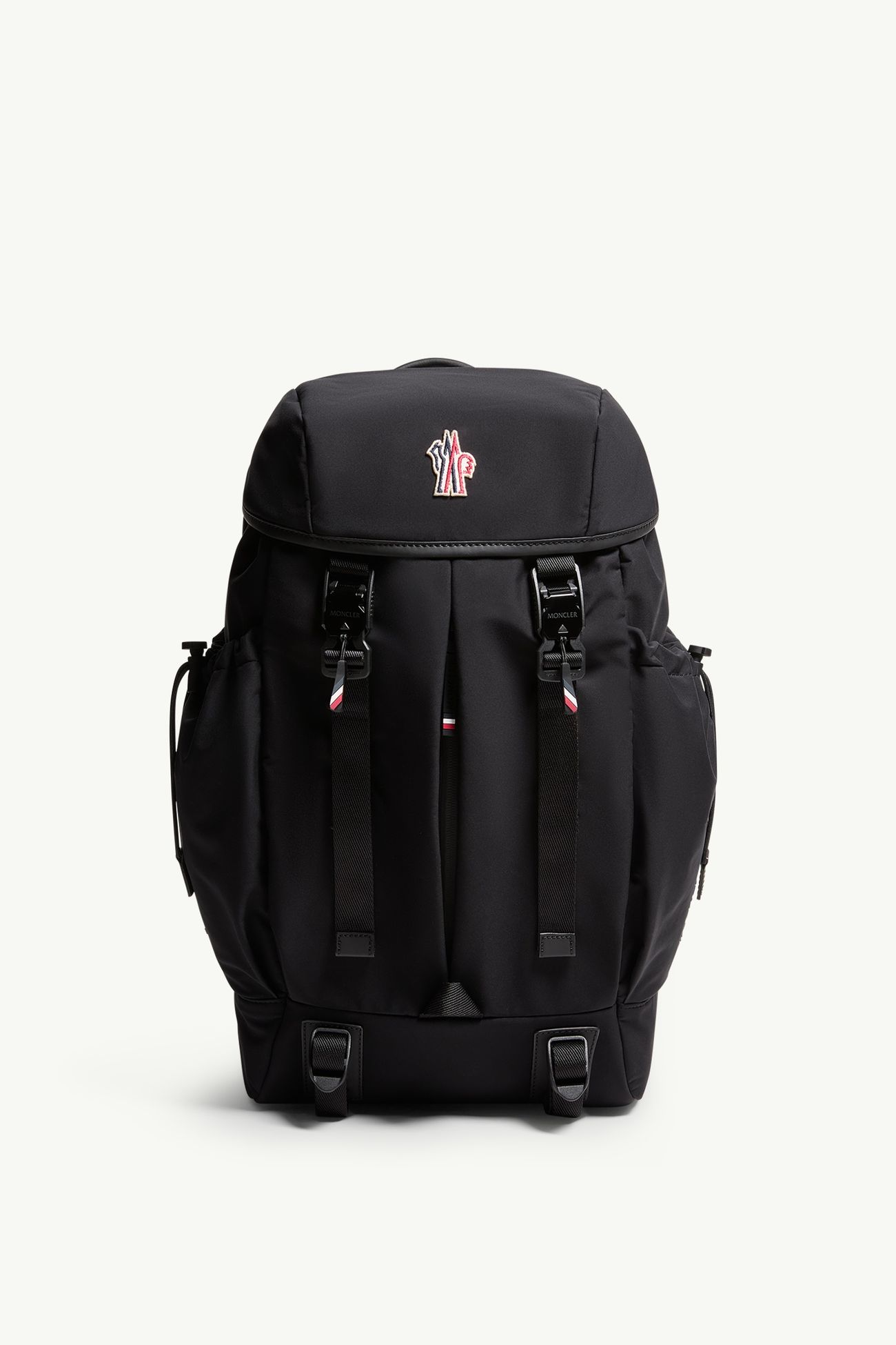 皮革饰边背包 男士 黑色 Moncler 0