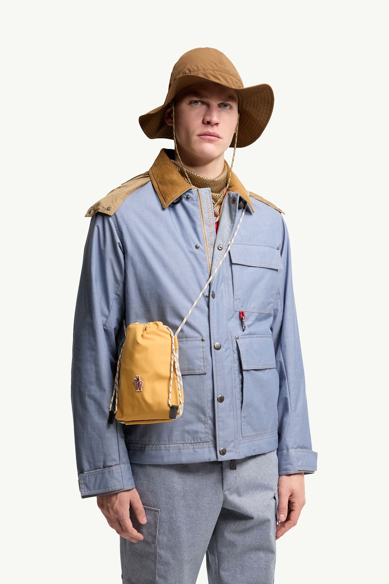 Borsa crossbody Makaio Uomo Giallo Moncler 1