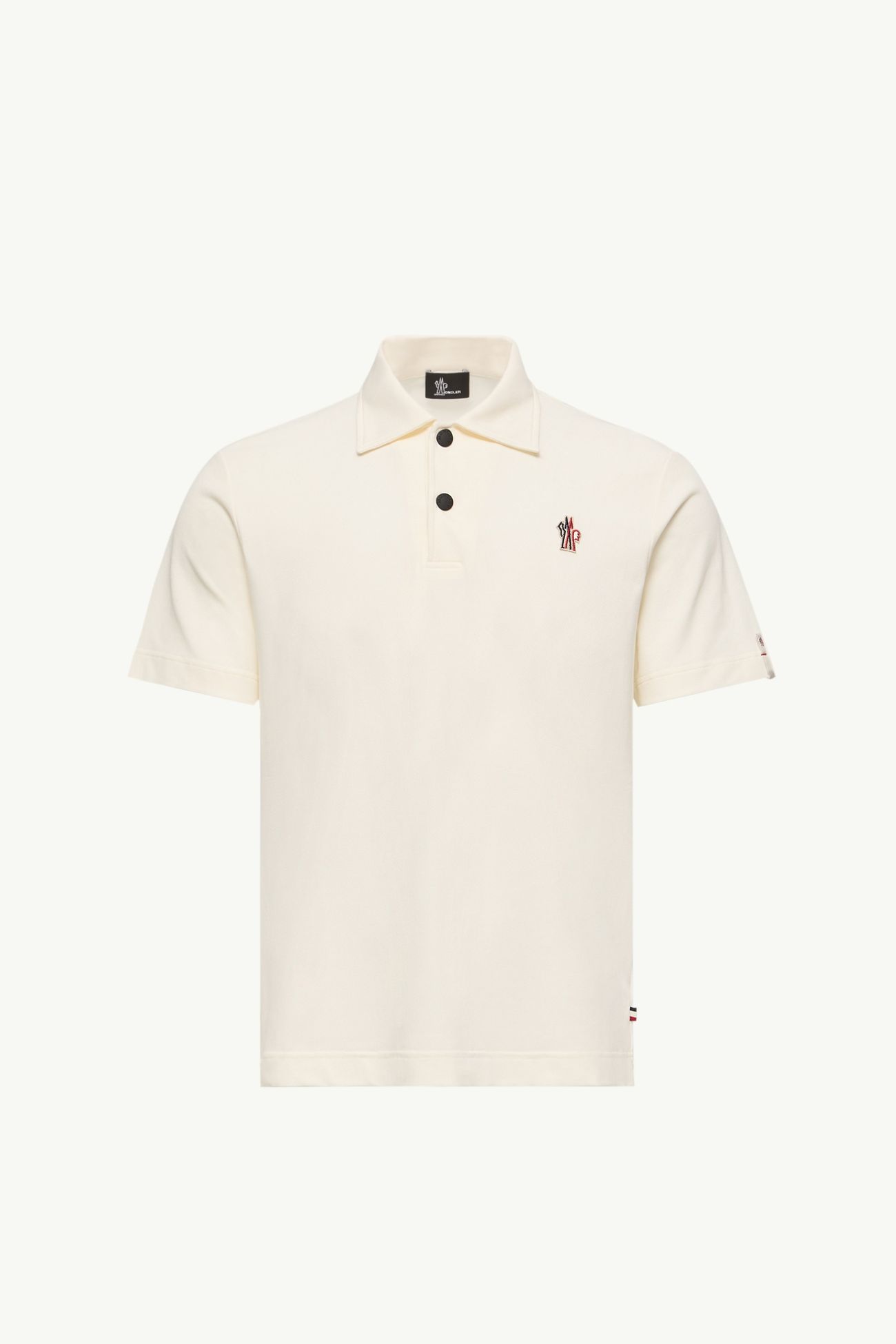 標誌貼片Polo恤 男士 白色 Moncler 2