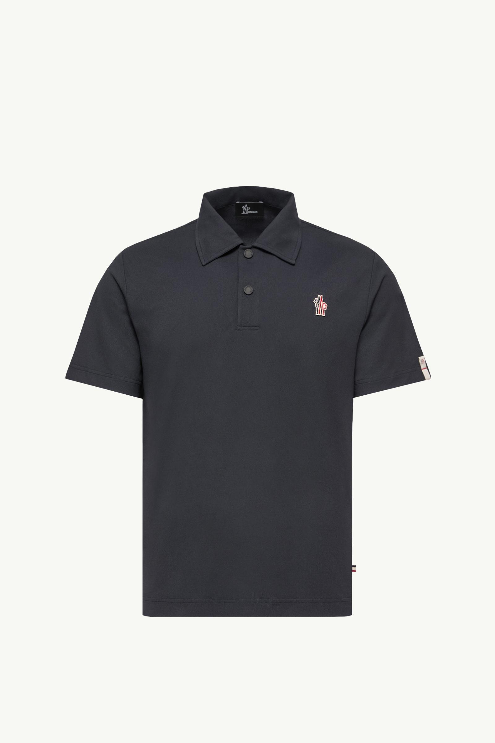 Logo Patch Polo Shirt Men Navy Blue Moncler, 1 of 0