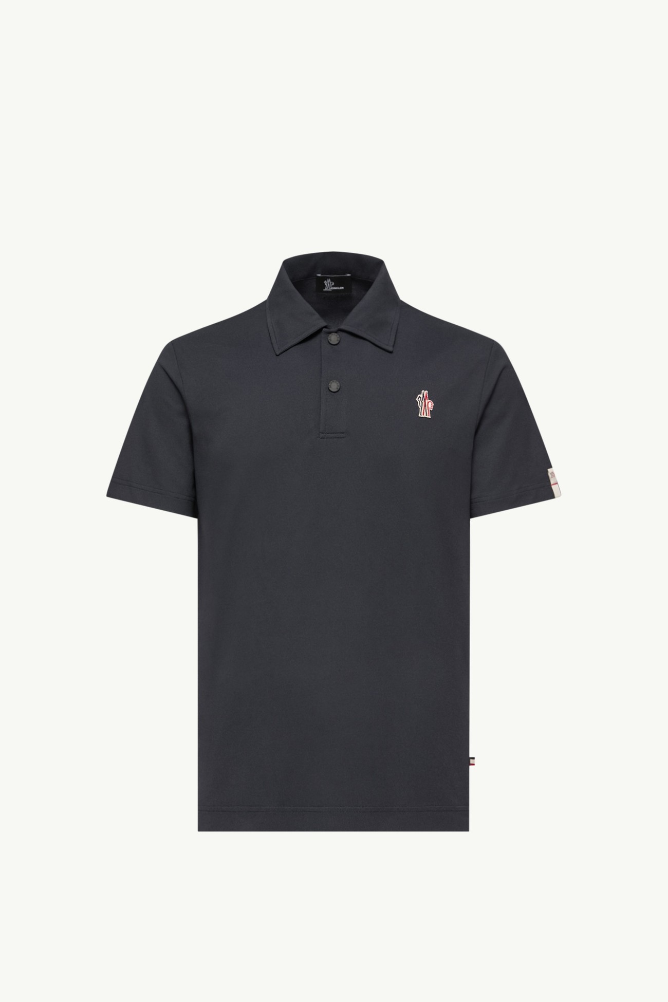 Polo con patch logato Uomo Blu Navy Moncler 2
