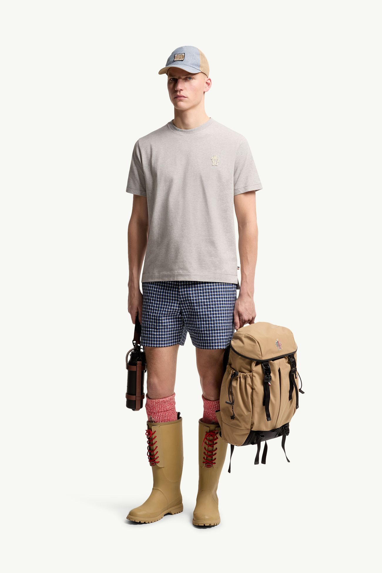 Tシャツ(3枚セット) メンズ ホワイ&ブラック&グレー Moncler 0