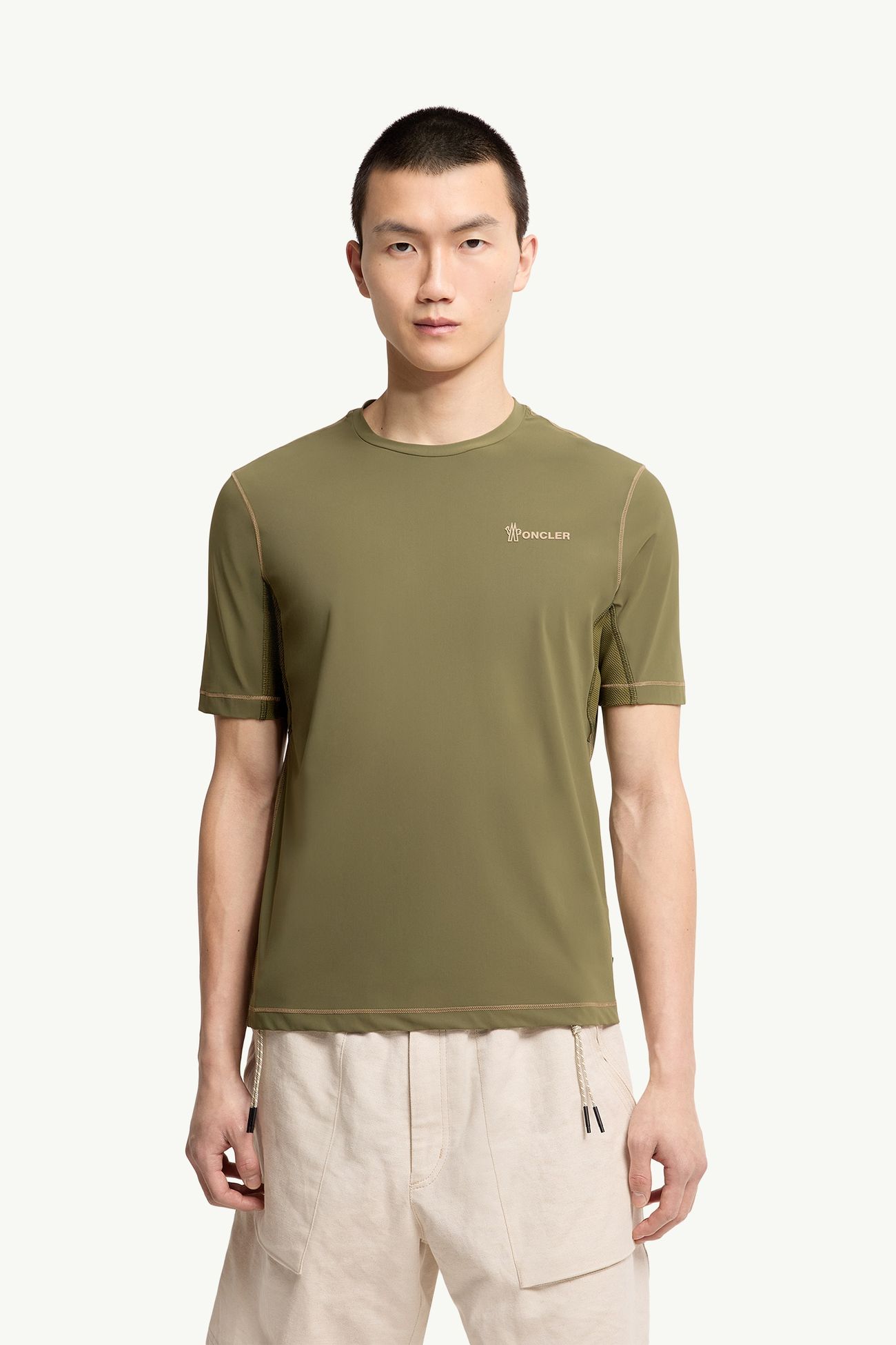 Polartec® Delta™ T恤 男士 橄欖綠色 Moncler 3