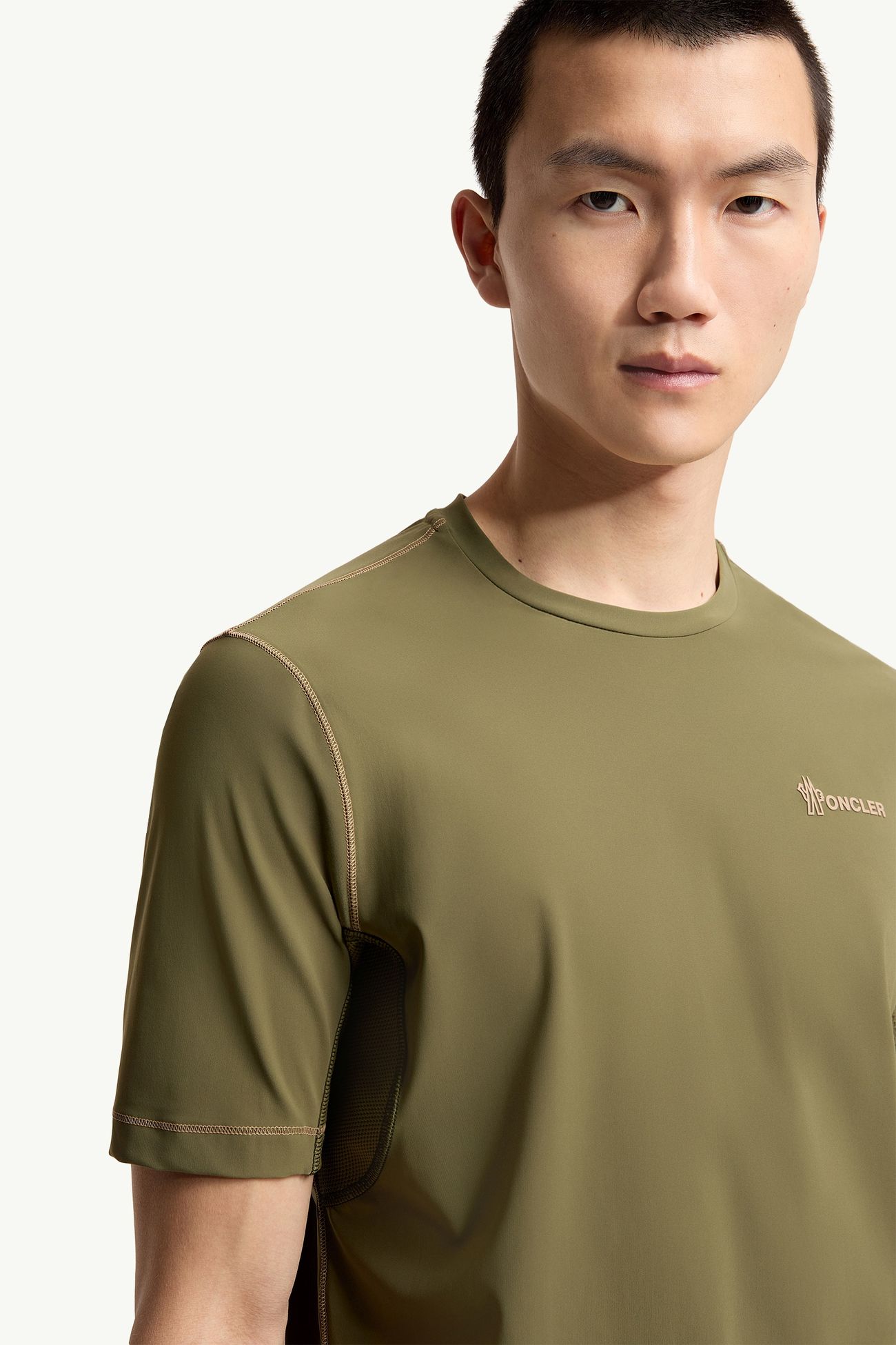 Polartec® Delta™ T-Shirt Men Olive Green Moncler 5