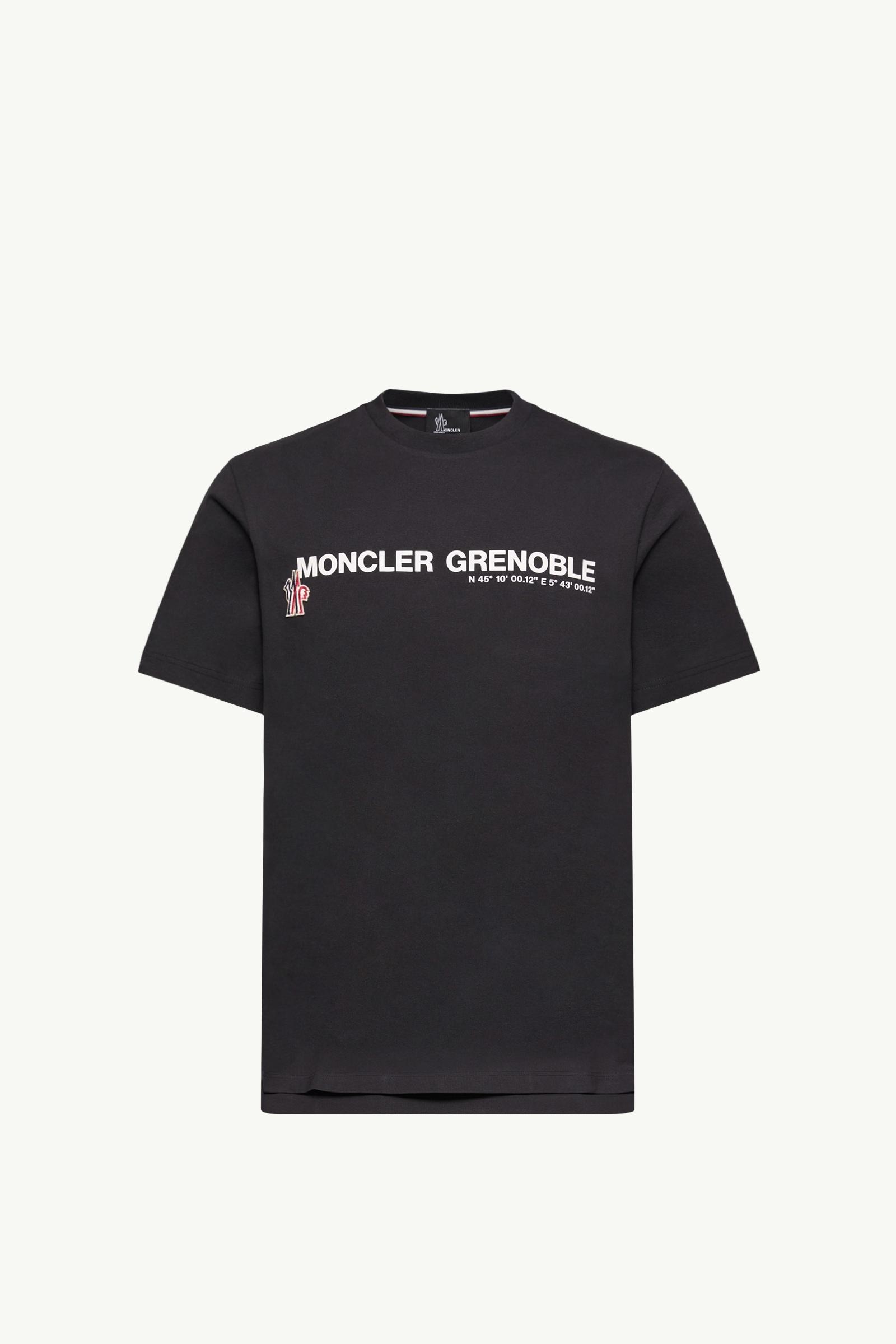 Black Logo Cotton Blend T-Shirt - Polos & T-shirts for Men