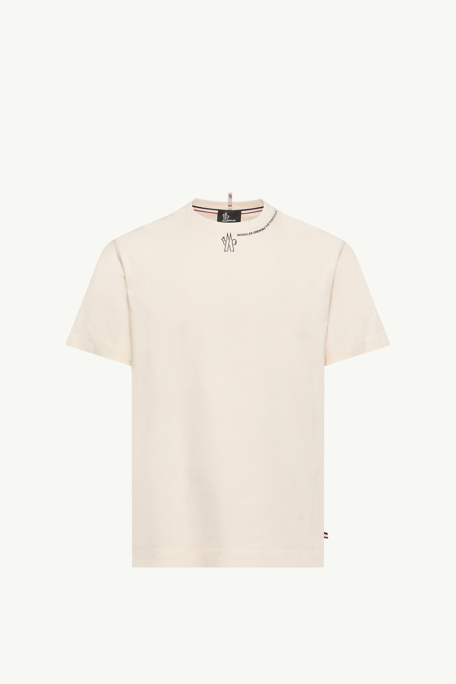 Logo Cotton T-Shirt Men White Moncler, 1 of 0