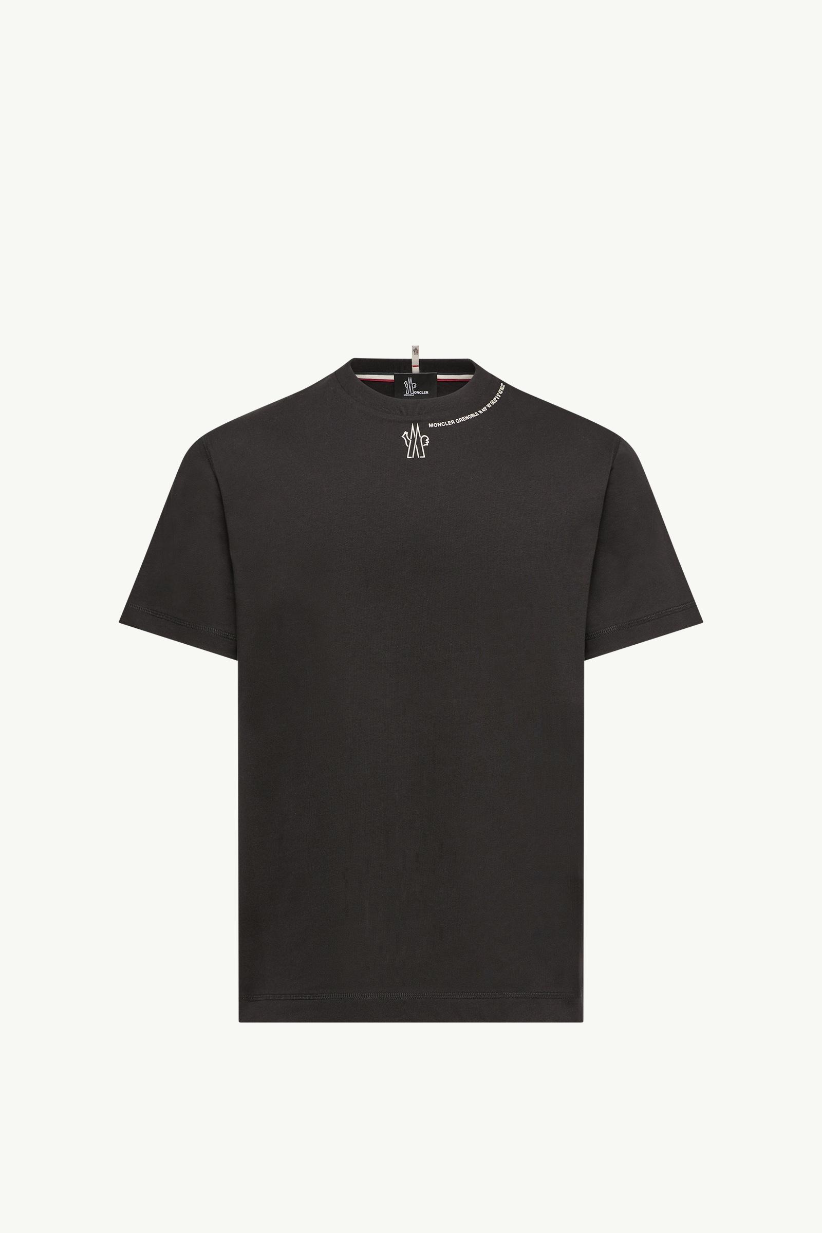 Logo Cotton T-Shirt Men Black Moncler, 1 of 0