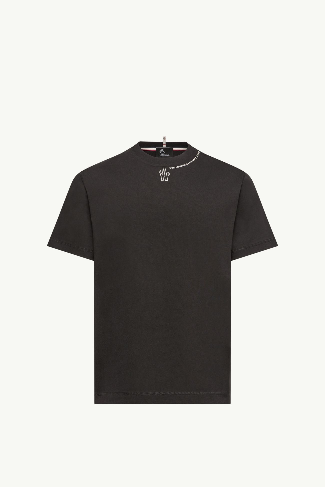 T-shirt en coton à logo Hommes Noir Moncler 2
