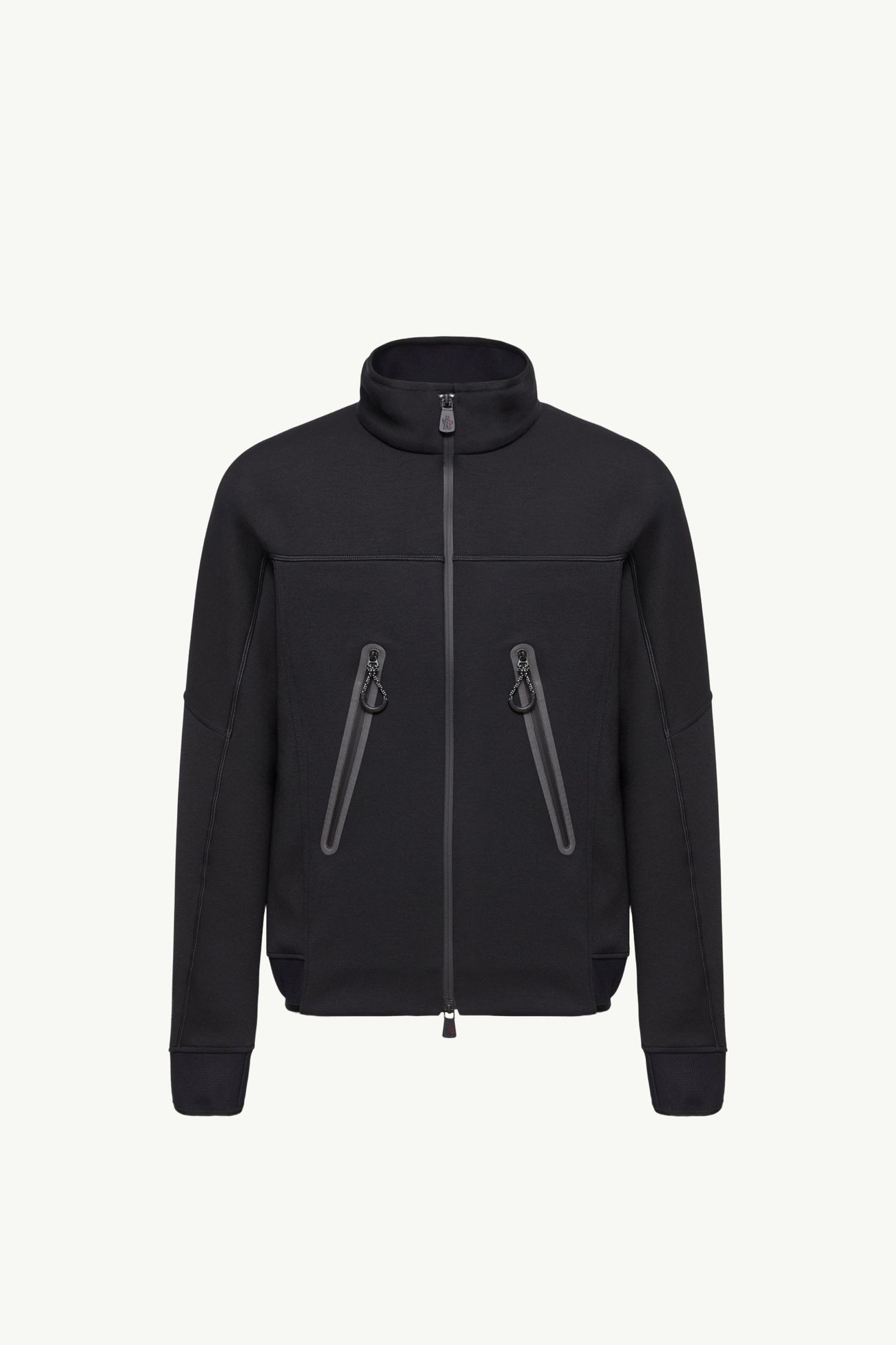 Sudadera con logotipo y cremallera Hombre Negro Moncler 2