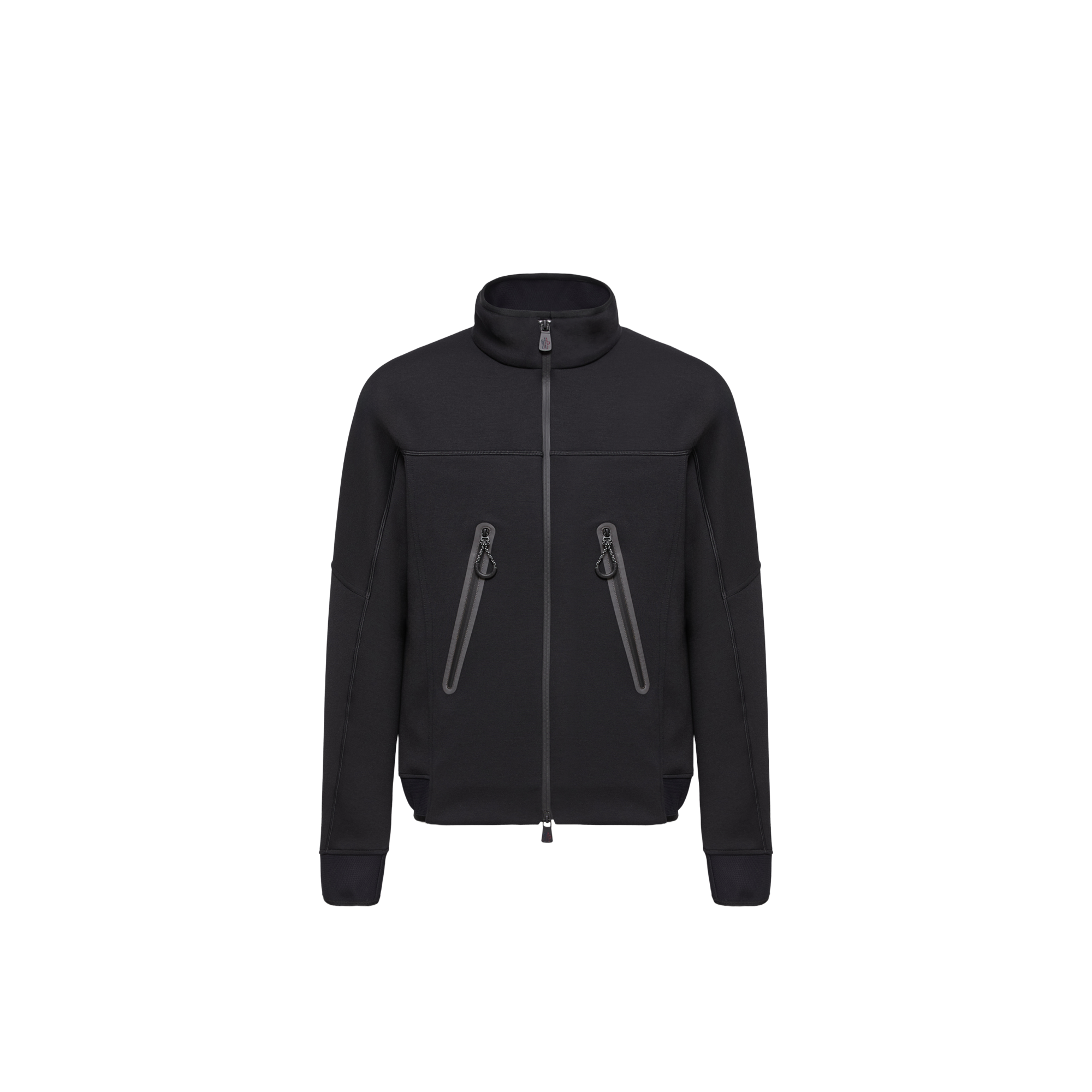Grenoble    Logo Zip-Up Sweatshirt for Men in Black, Size: Xl, Moncler