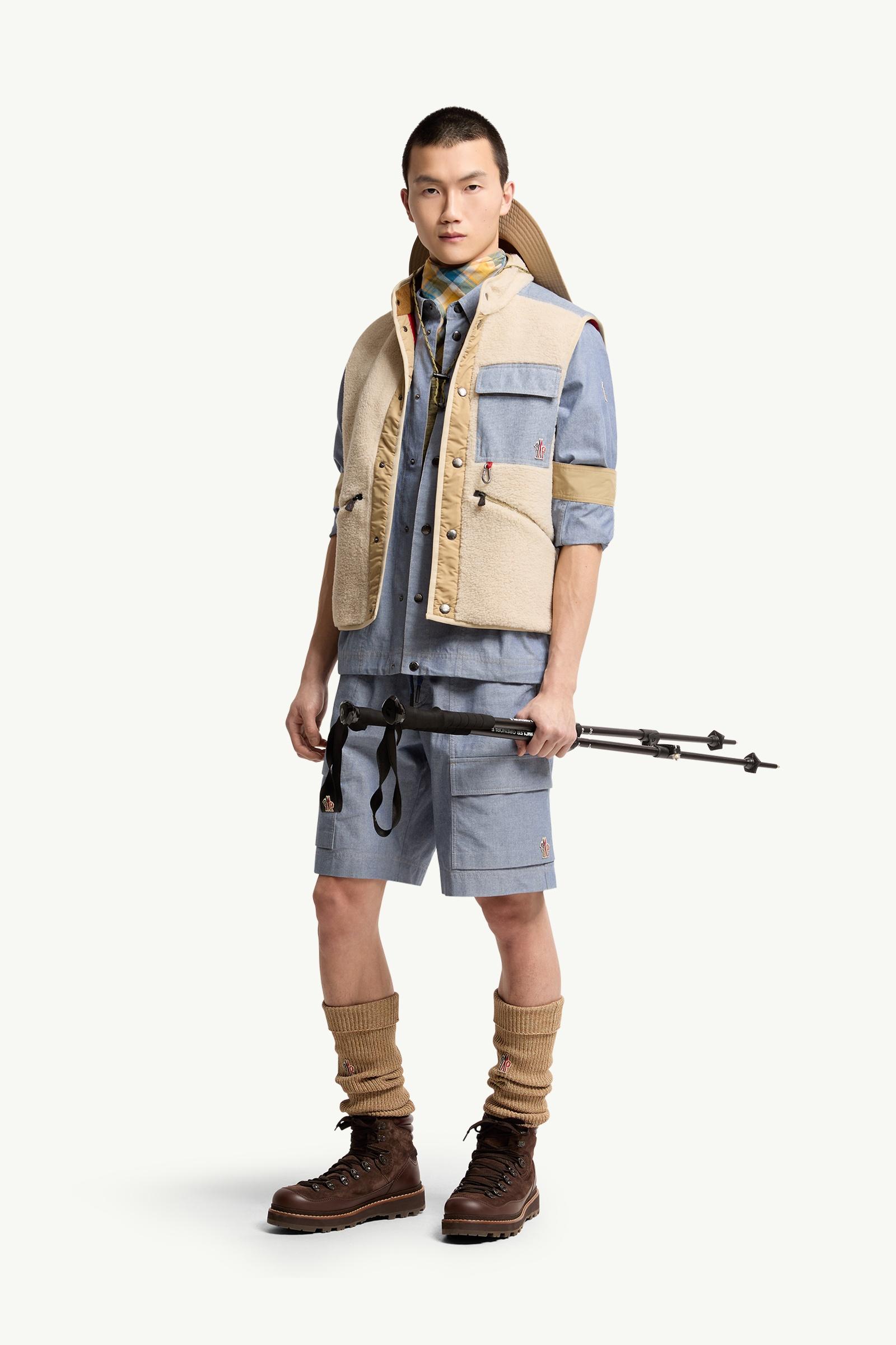 Teddy & Chambray Vest