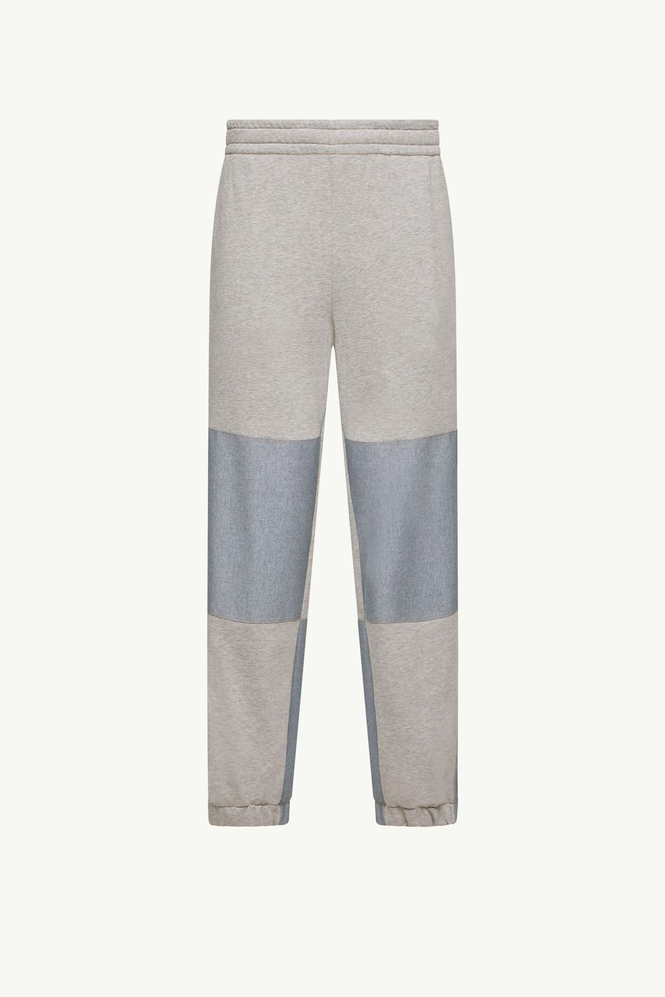Cotton & Chambray Sweatpants Men Grey Moncler 2