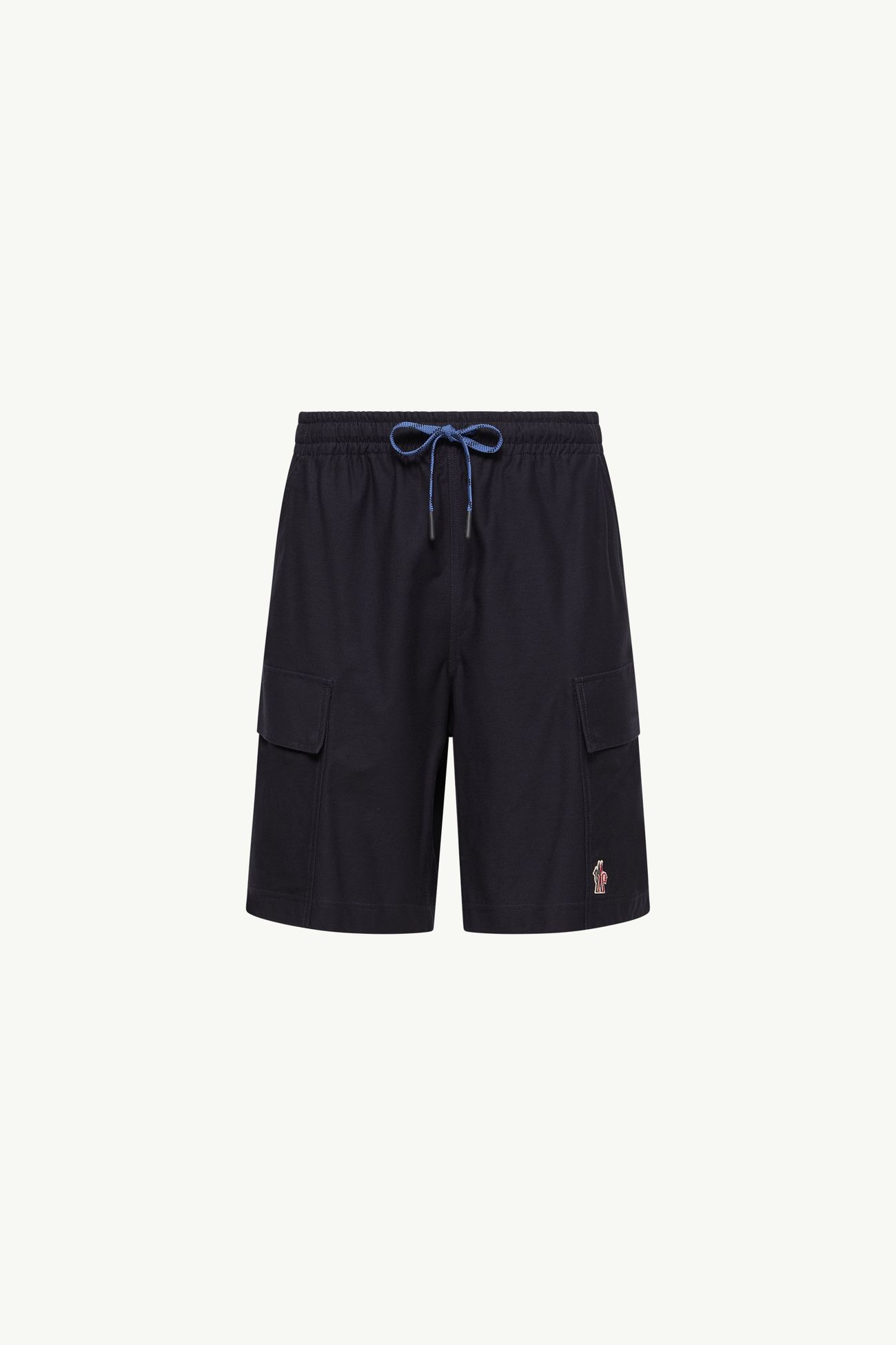 Shorts cargo de gabardina de algodón Hombre Azul marino Moncler 2