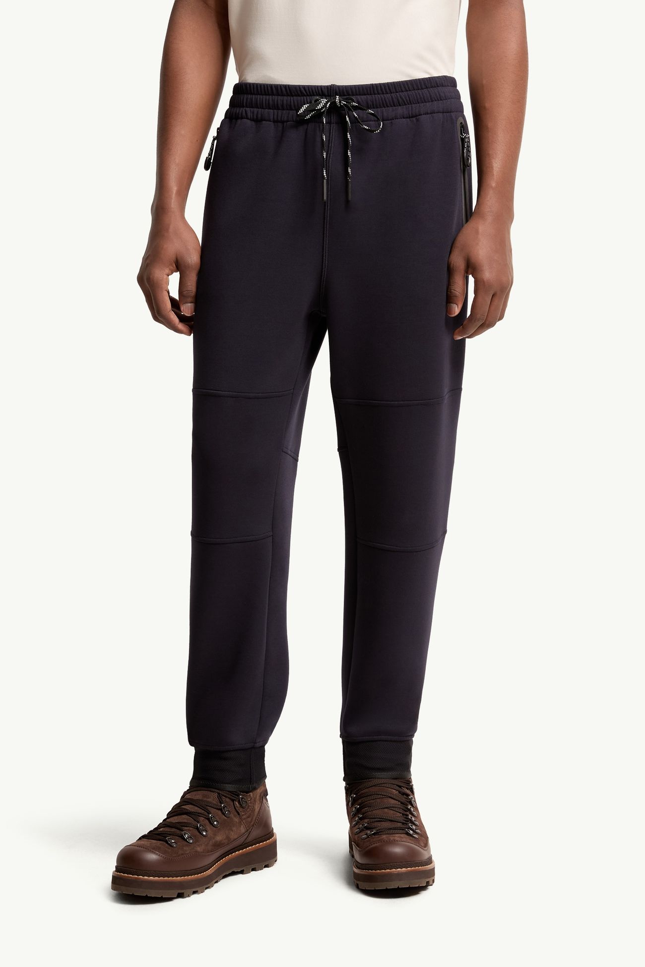 Logo Sweatpants Uomo Blu Scuro Moncler 3