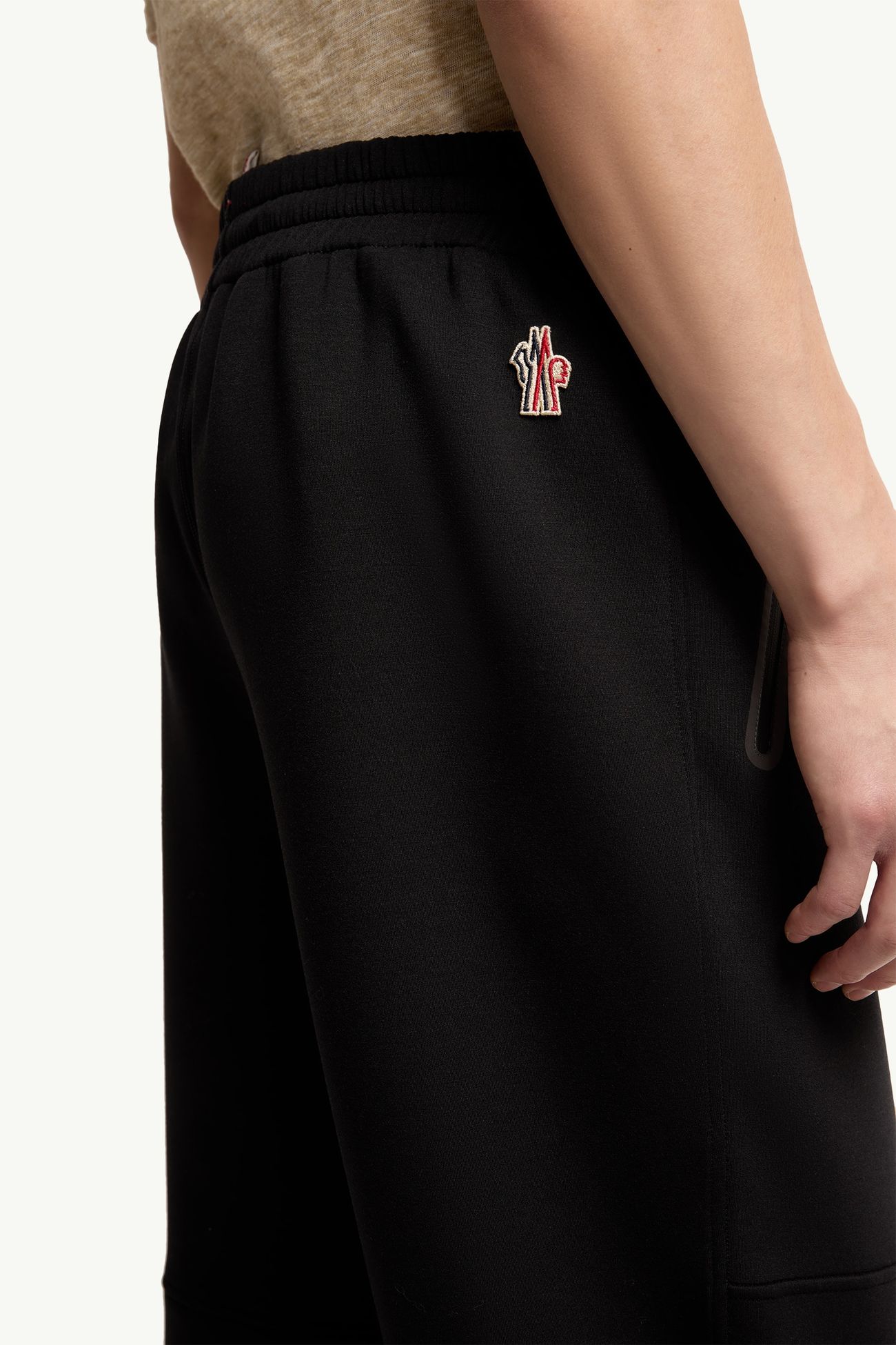 Logo Track Pants Men Black Moncler 5