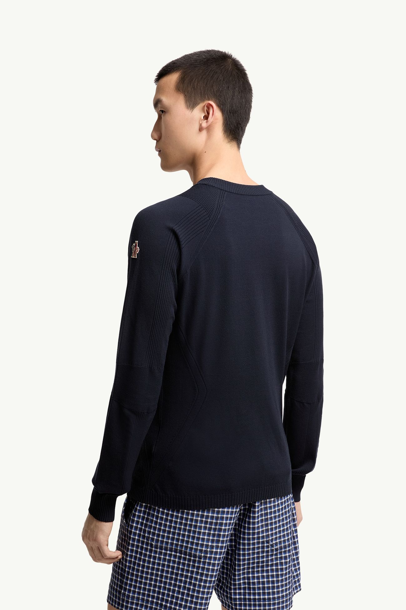 標誌裝飾毛衣 男士 海軍藍色 Moncler 4