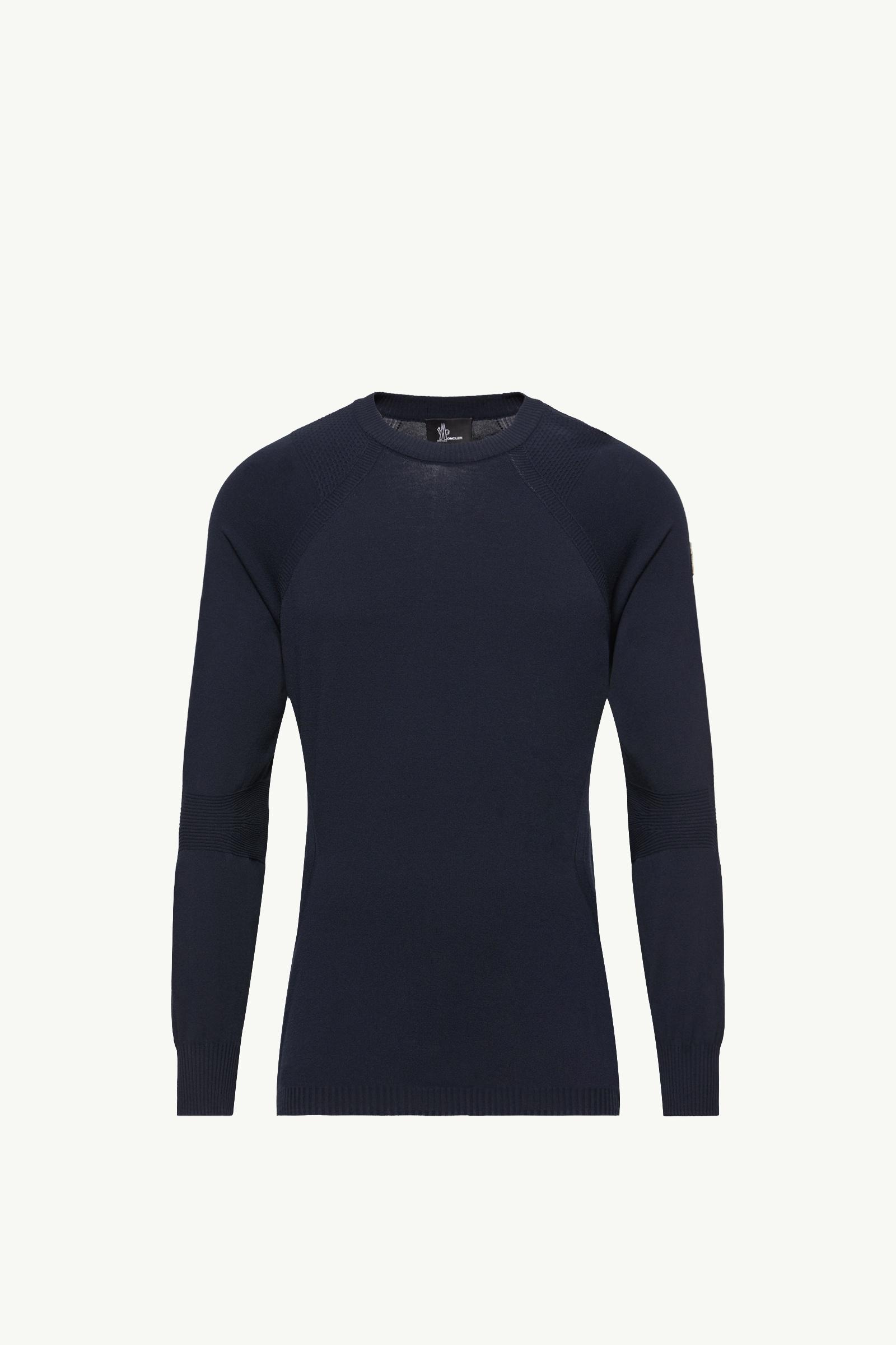 Logo Jumper Men Navy Blue Moncler, 1 of 0