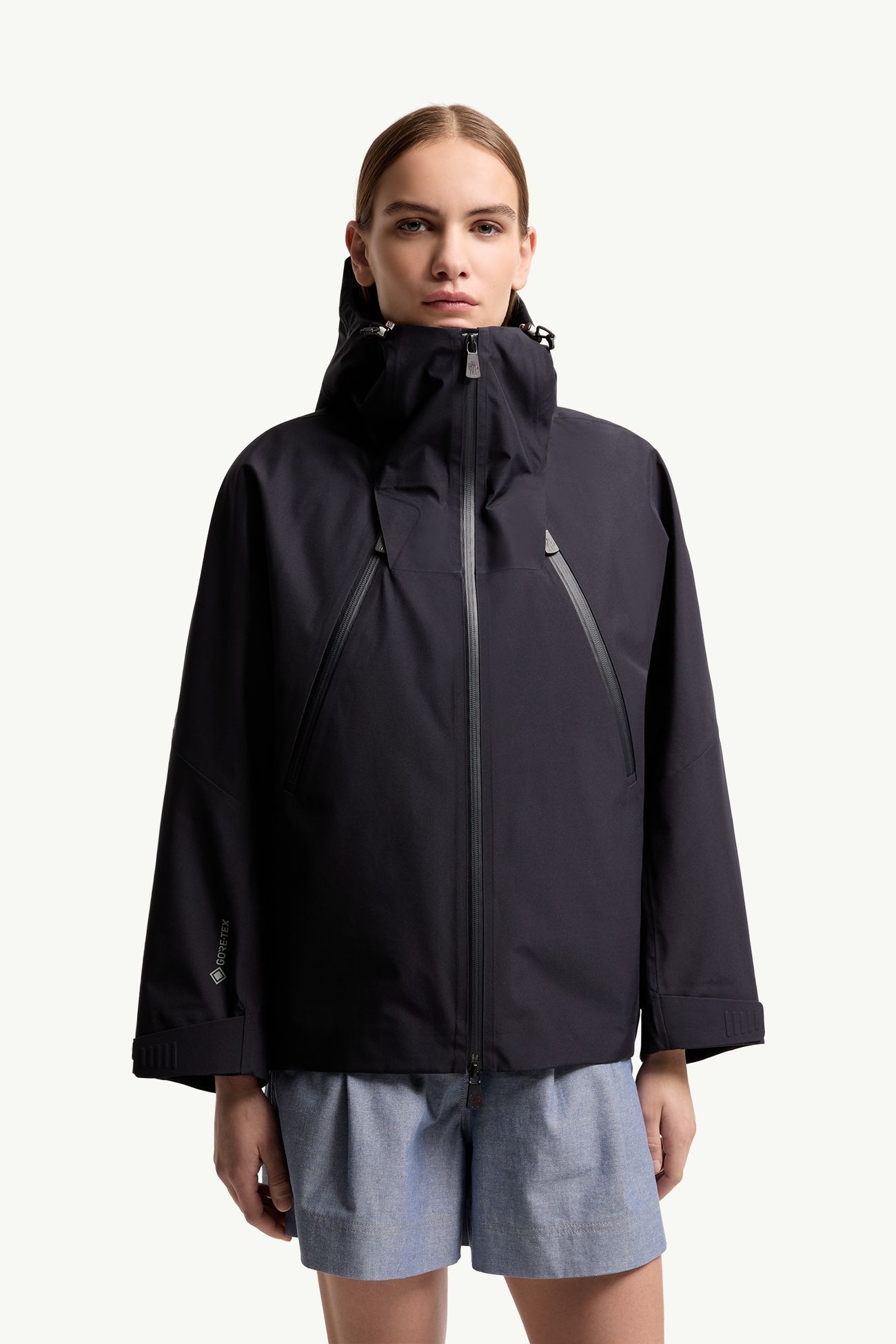 Santec ジャケット レディース ネイビーブルー Moncler 3